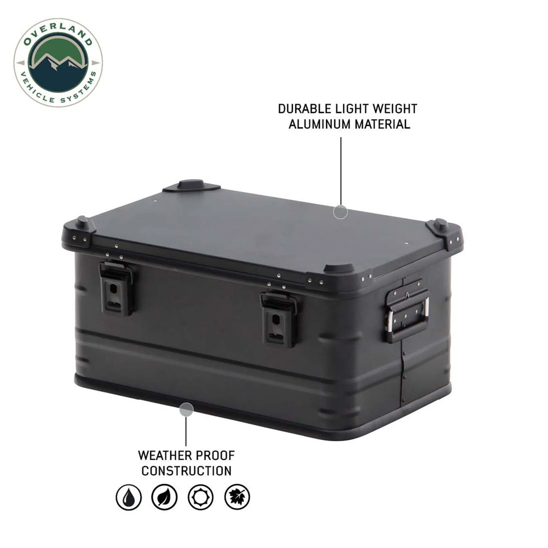 Overland Vehicle Systems Aluminum Box Storage 53 QT - Image 3