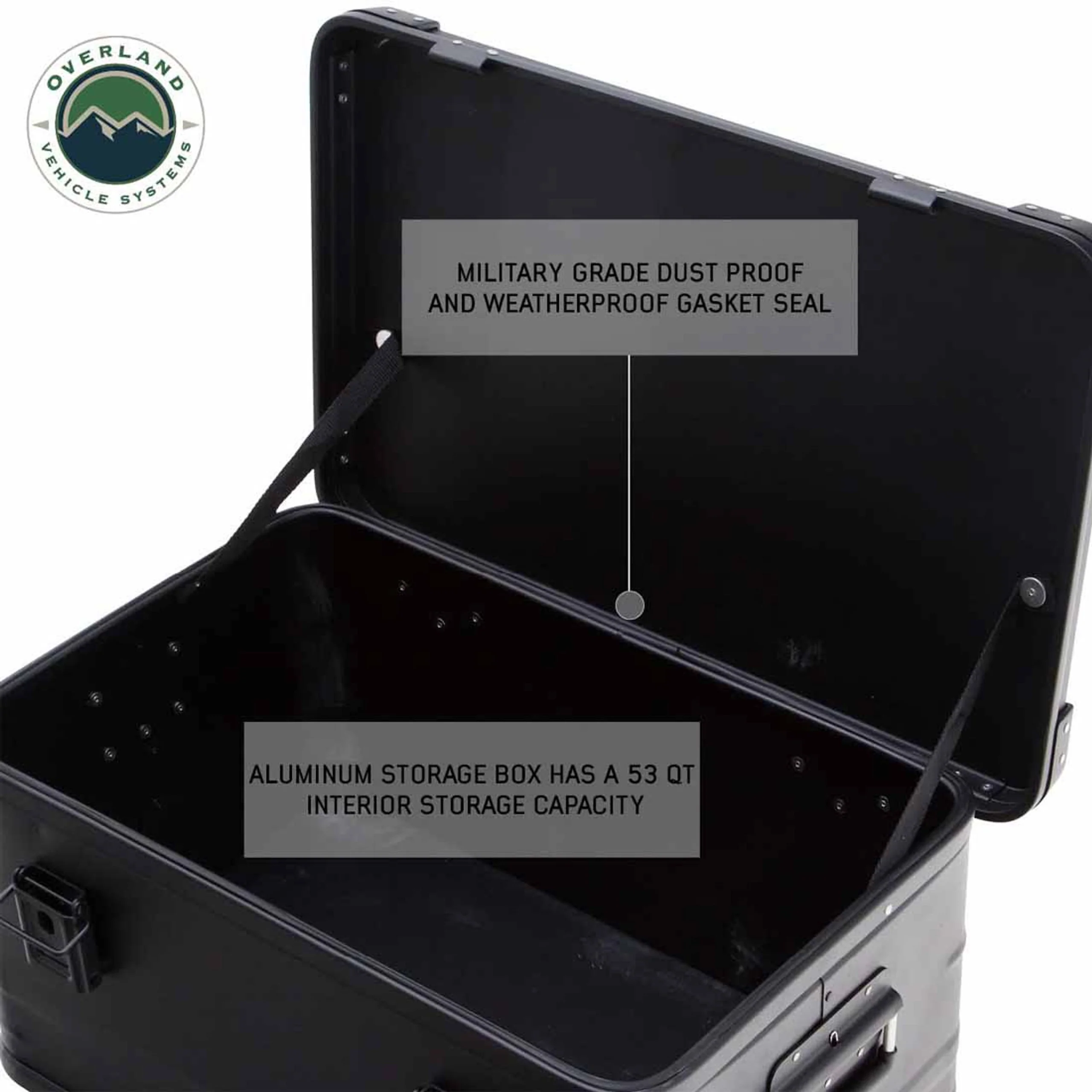 Overland Vehicle Systems Aluminum Box Storage 53 QT - Image 6