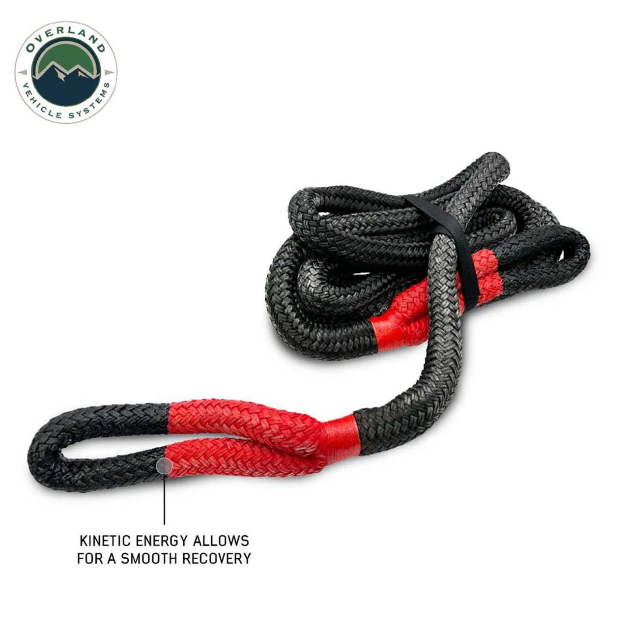 Overland Vehicle Systems Brute Kinetic Recovery Rope w/ Storage Bag - Image 2