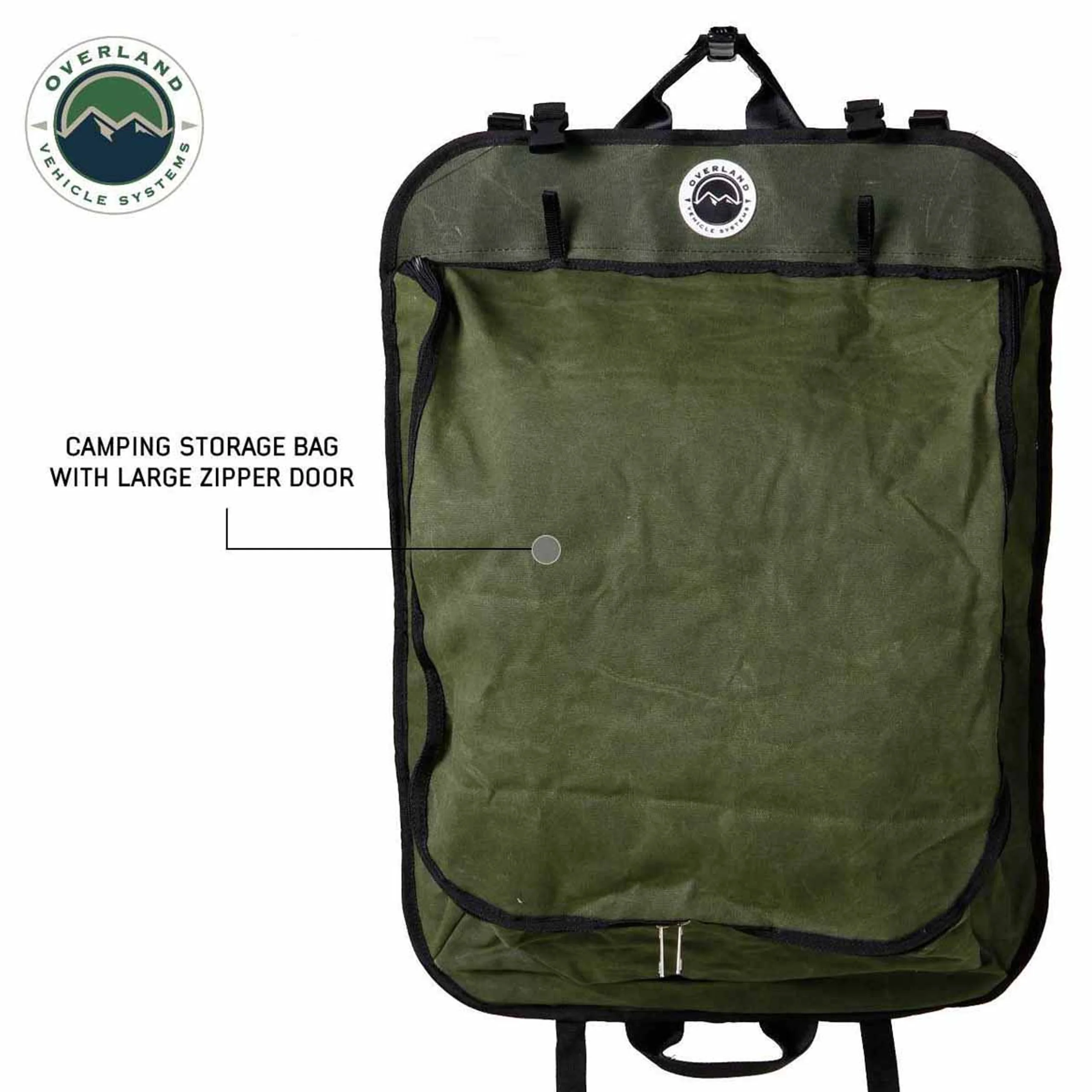 Overland Vehicle Systems Camping Gear Storage Bag #16 Waxed Canvas - Image 7