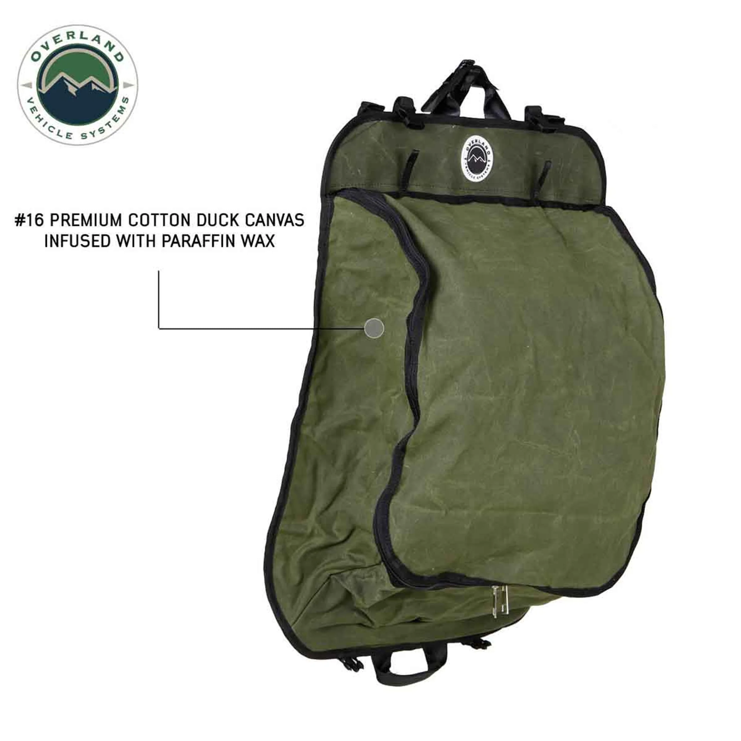 Overland Vehicle Systems Camping Gear Storage Bag #16 Waxed Canvas - Image 9
