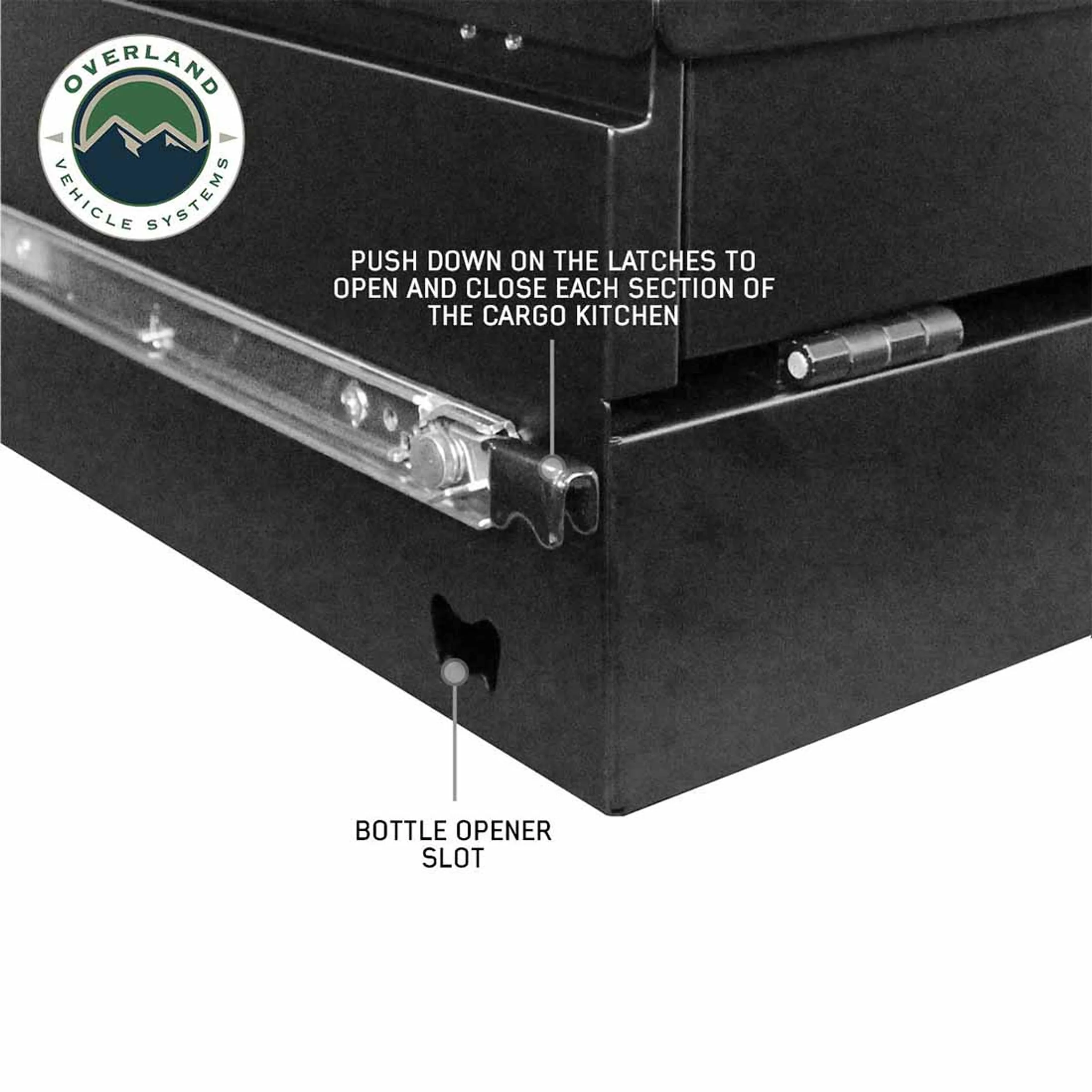 Overland Vehicle Systems Cargo Box Kitchen W/Slide Out, Storage Box & Cooking Area - Image 12