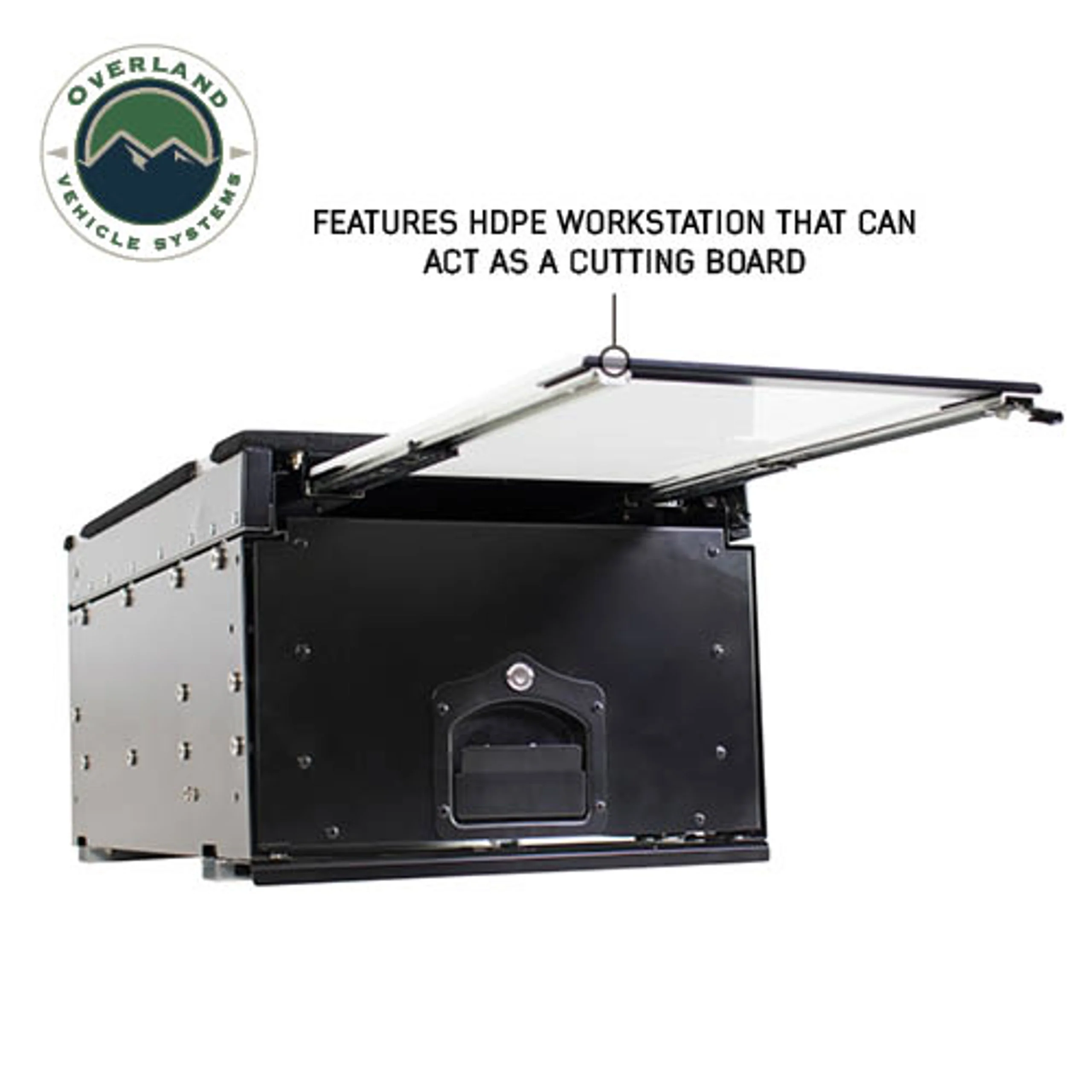 Overland Vehicle Systems Cargo Box W/Slide Out Drawer & Working Station - Image 4