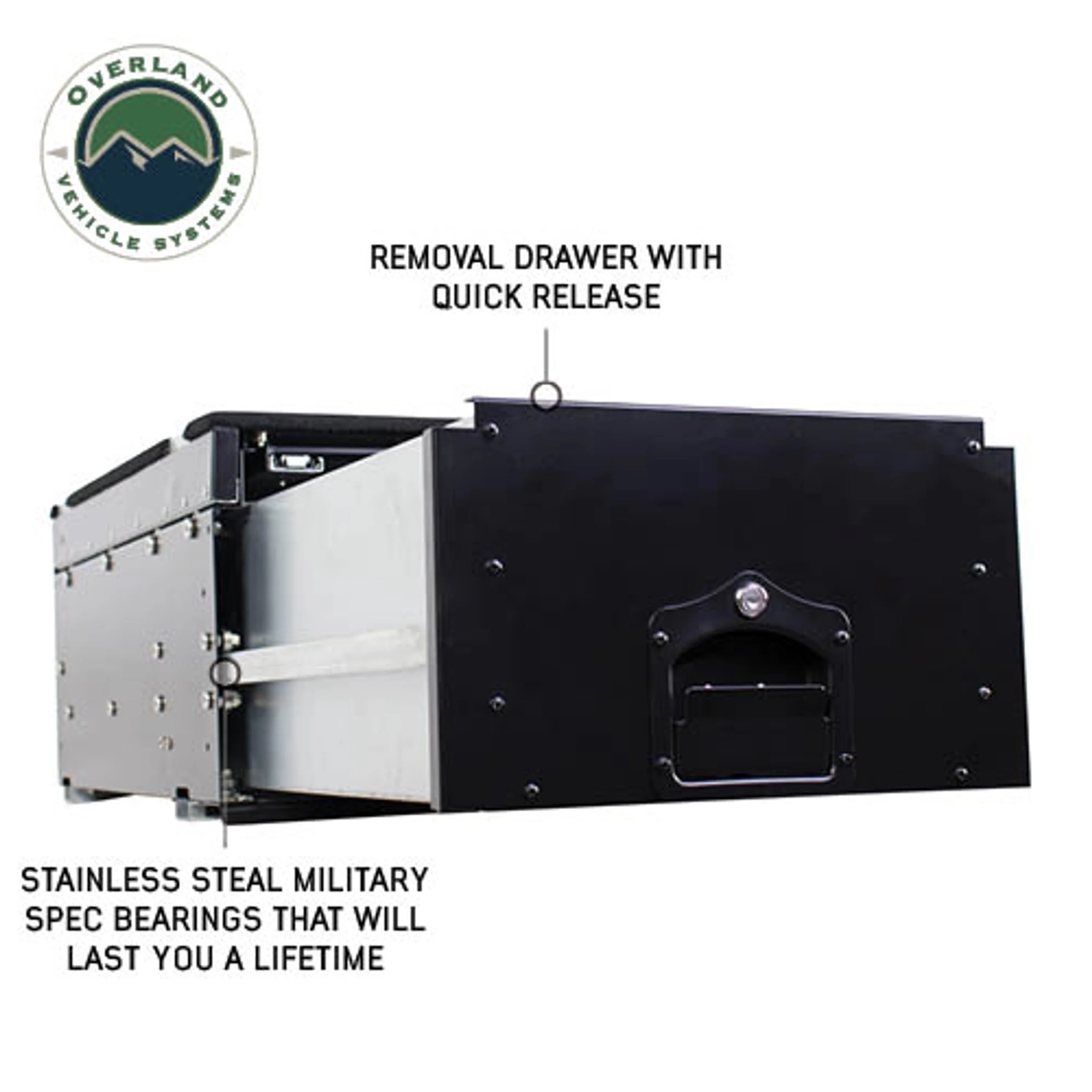 Overland Vehicle Systems Cargo Box W/Slide Out Drawer & Working Station - Image 5