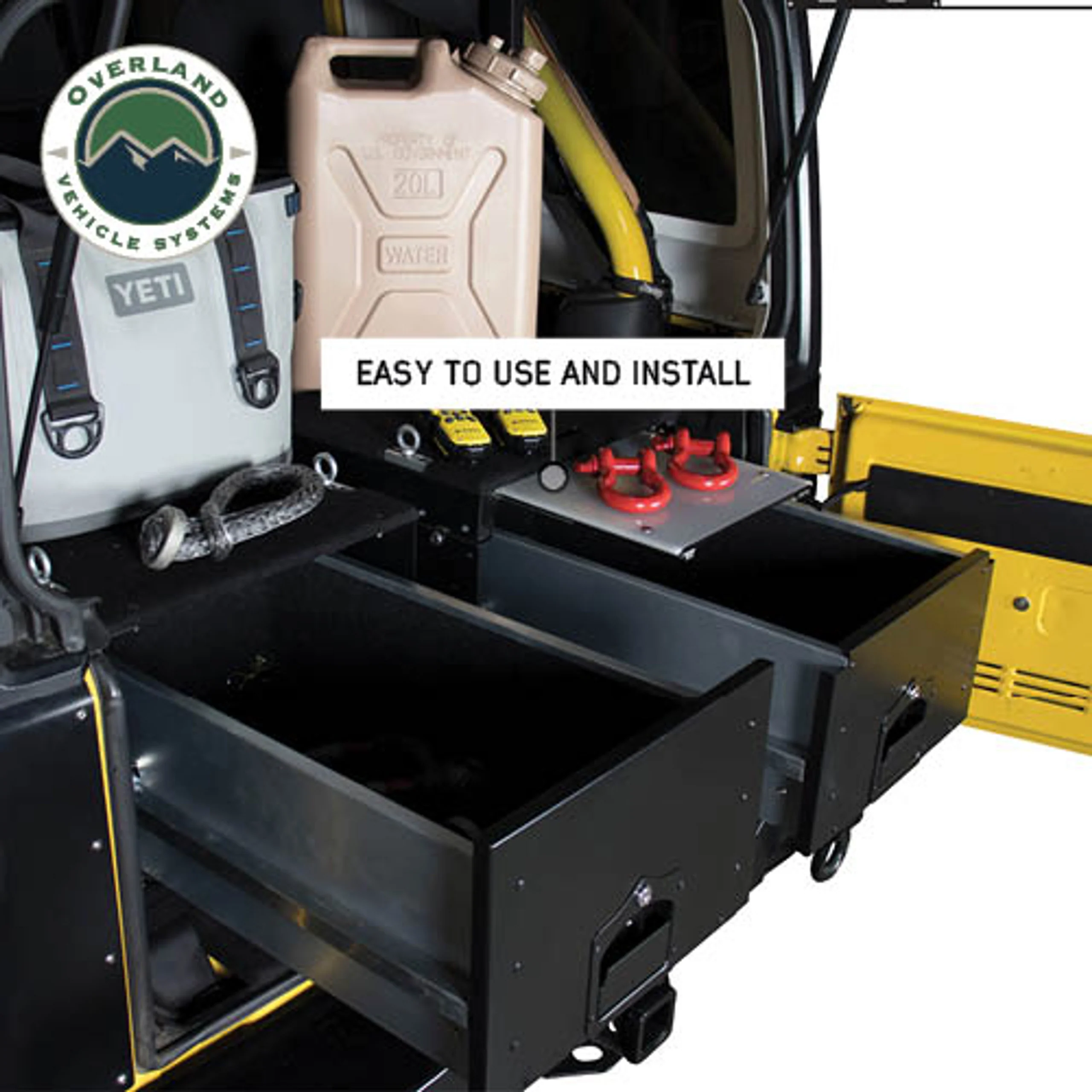 Overland Vehicle Systems Cargo Box W/Slide Out Drawer & Working Station - Image 6