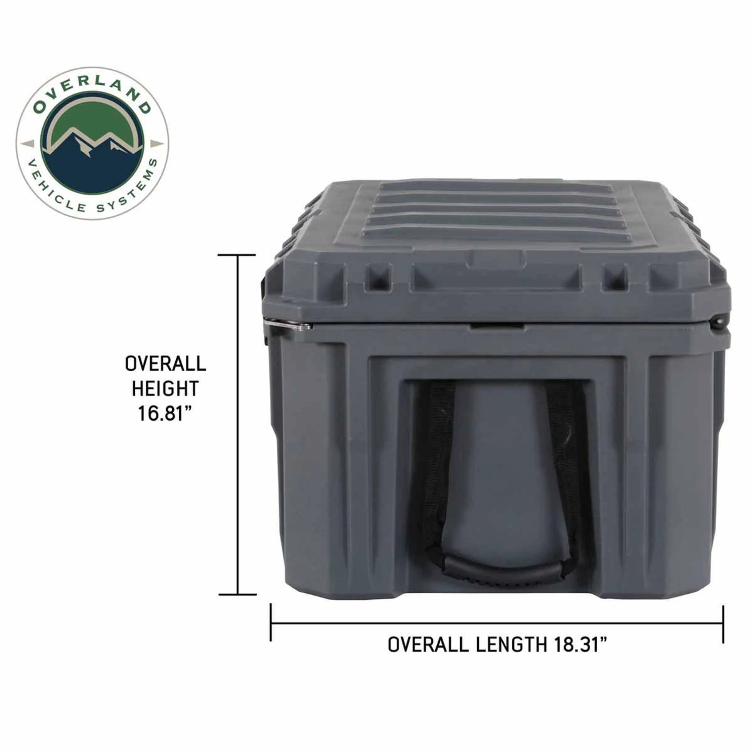 Overland Vehicle Systems D.B.S. Dark Grey 95 QT Dry Box W/Drain & Bottle Opener - Image 9