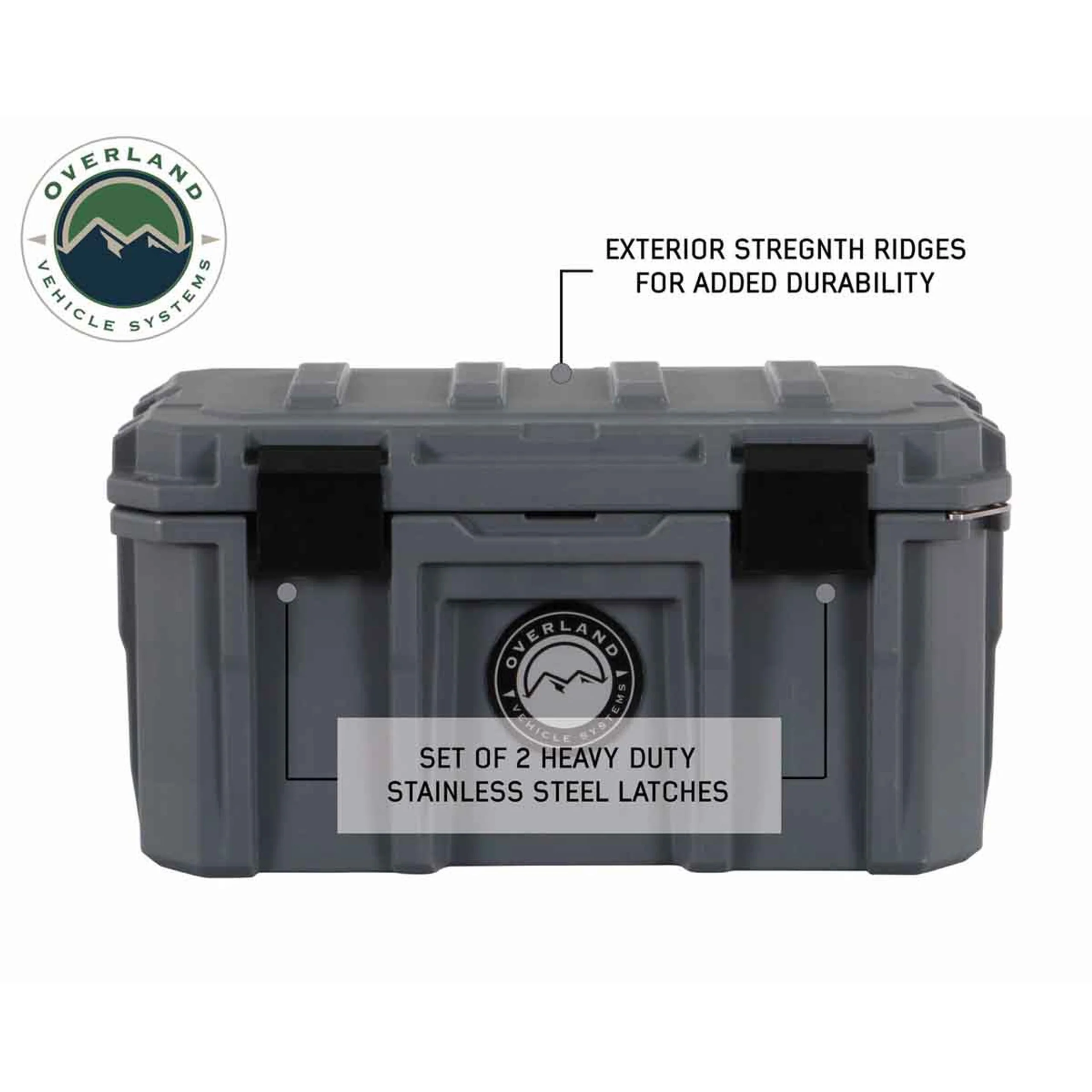 Overland Vehicle Systems Dark Grey Dry Box W/Drain and Bottle Opener - Image 13