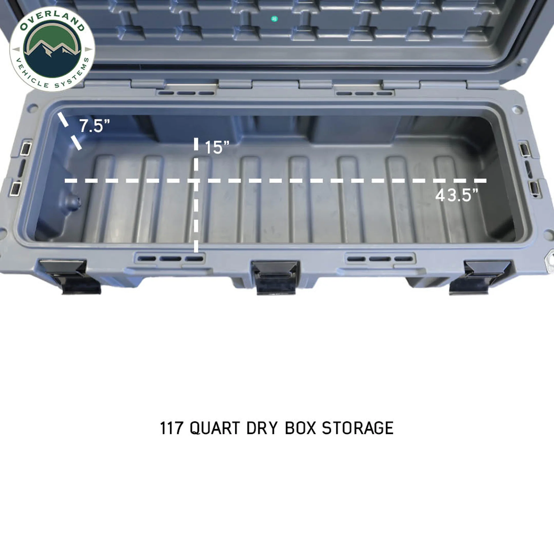 Overland Vehicle Systems Dark Grey Dry Box W/Drain and Bottle Opener - Image 33
