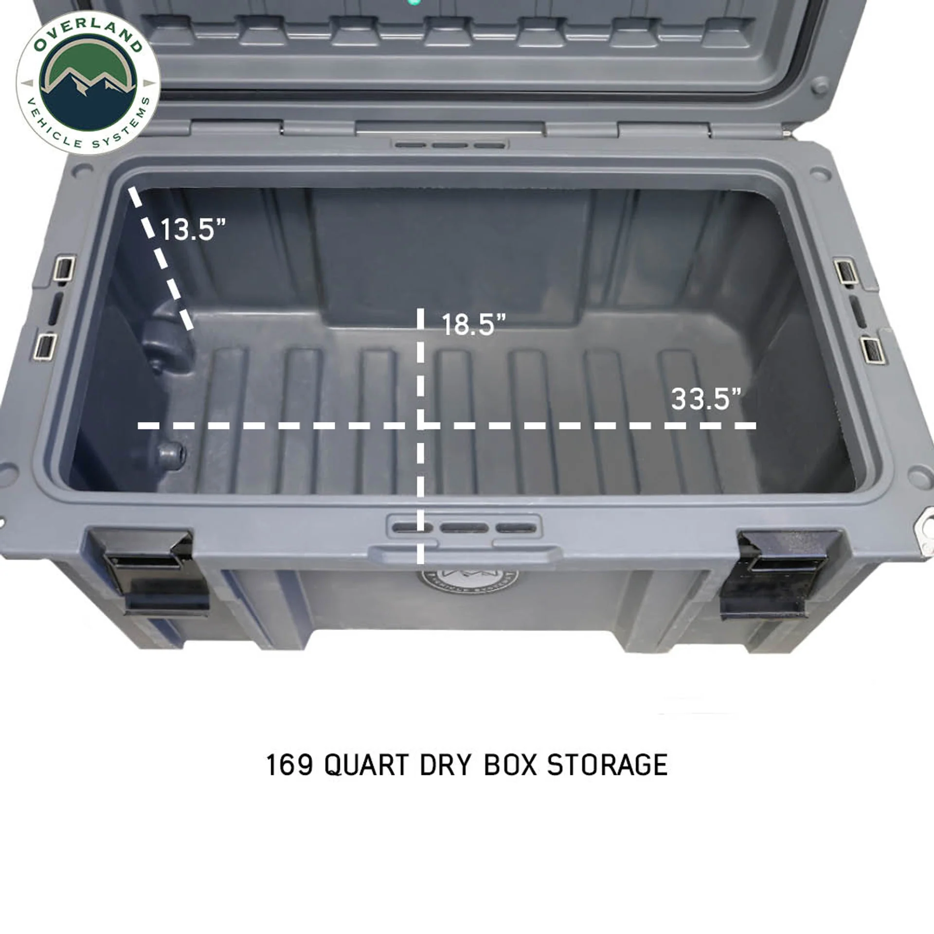 Overland Vehicle Systems Dark Grey Dry Box W/Drain and Bottle Opener - Image 48
