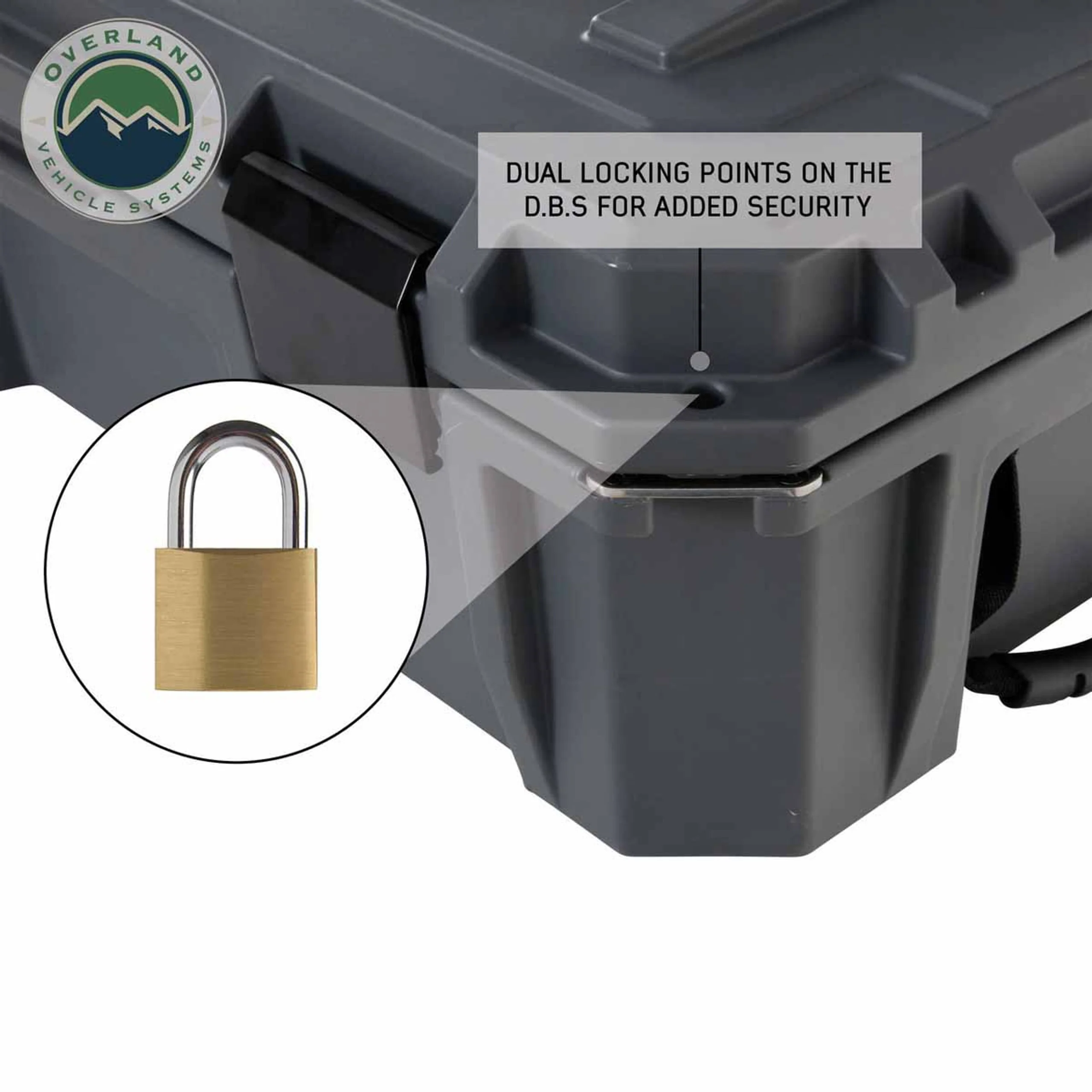 Overland Vehicle Systems Dark Grey Dry Box W/Drain and Bottle Opener - Image 58