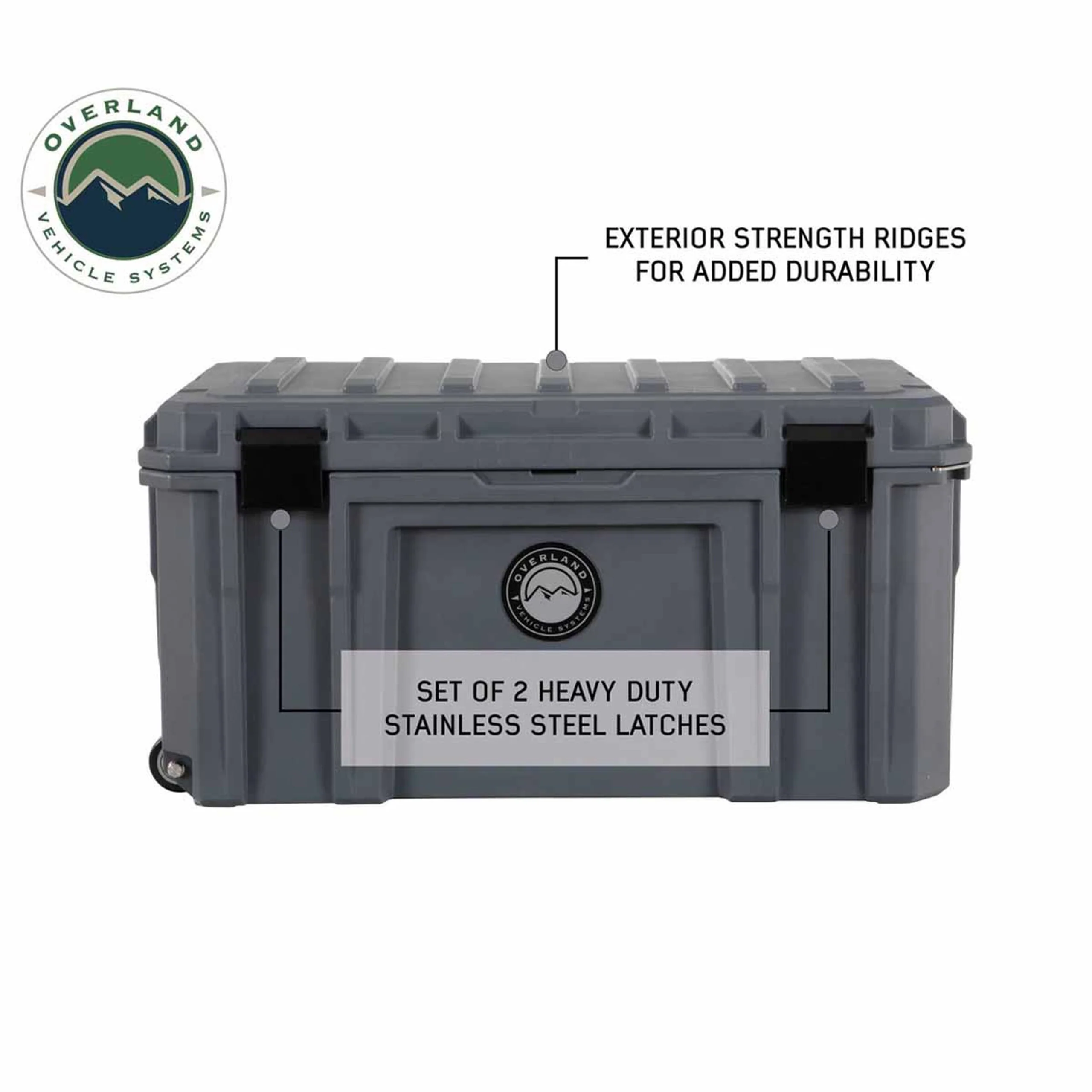 Overland Vehicle Systems Dark Grey Dry Box W/Drain and Bottle Opener - Image 59