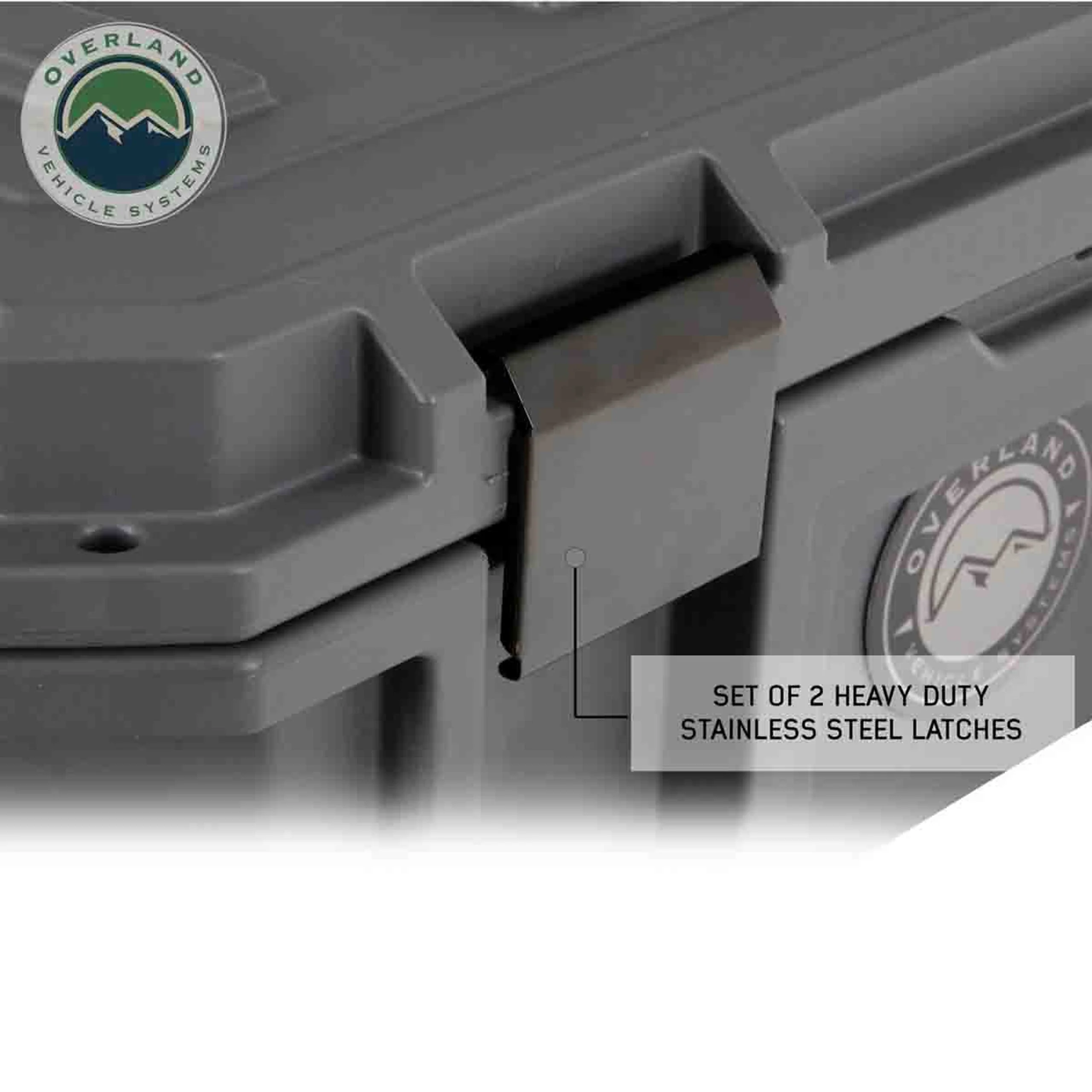 Overland Vehicle Systems Dark Grey Dry Box W/Drain and Bottle Opener - Image 6