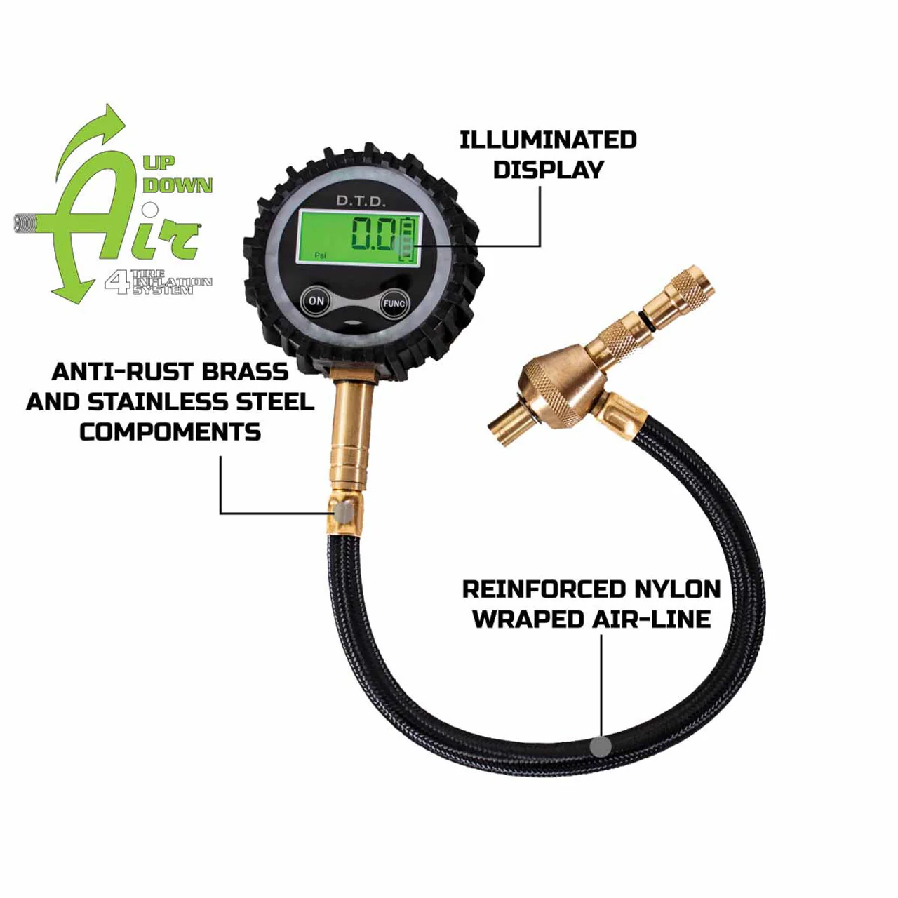 Overland Vehicle Systems Digital Tire Deflator W/ Value Kit - Image 3