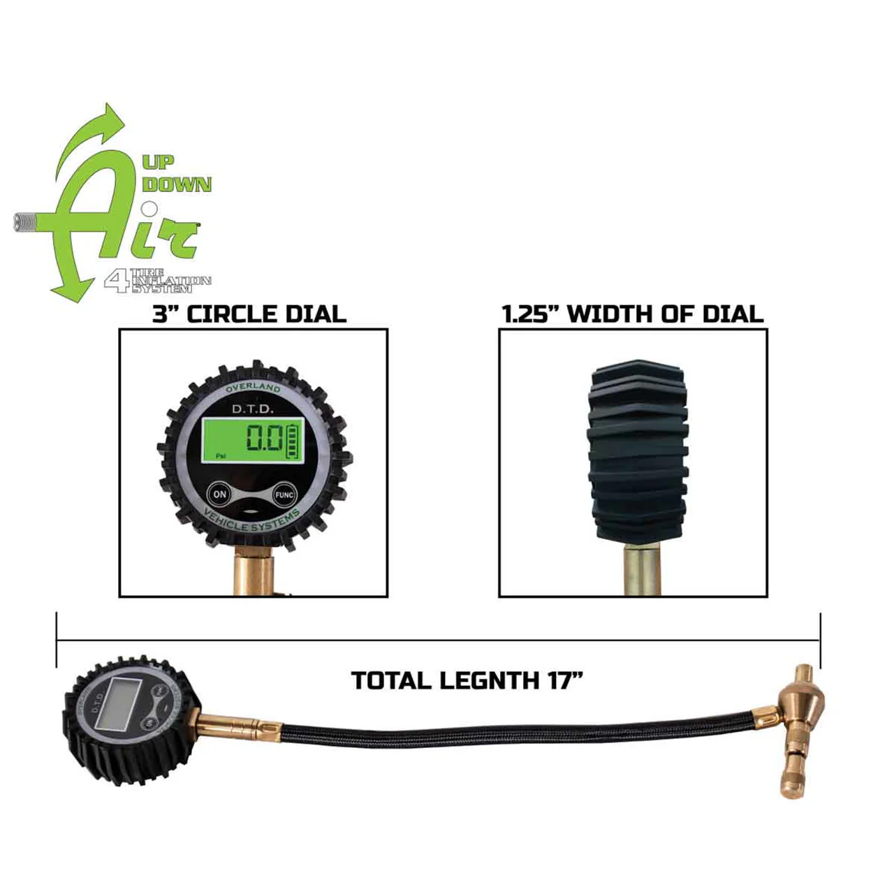 Overland Vehicle Systems Digital Tire Deflator W/ Value Kit - Image 4