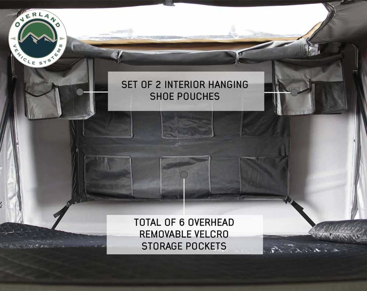 Overland Vehicle Systems HD Bushveld II Cantilever Hard Shell Roof Top Tent - Image 9