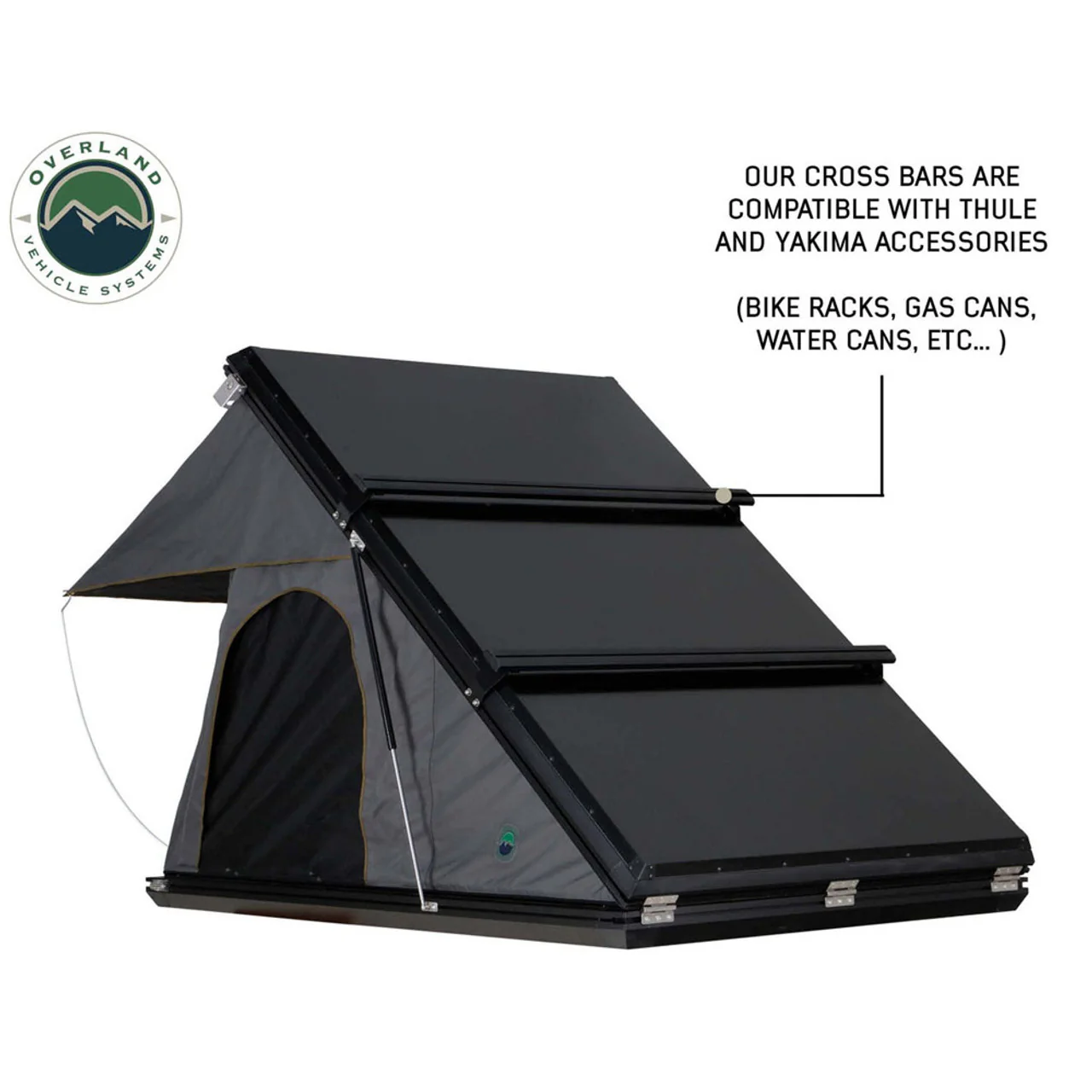 Overland Vehicle Systems HD Mamba Clam Hard Shell Roof Top Tent - Image 13