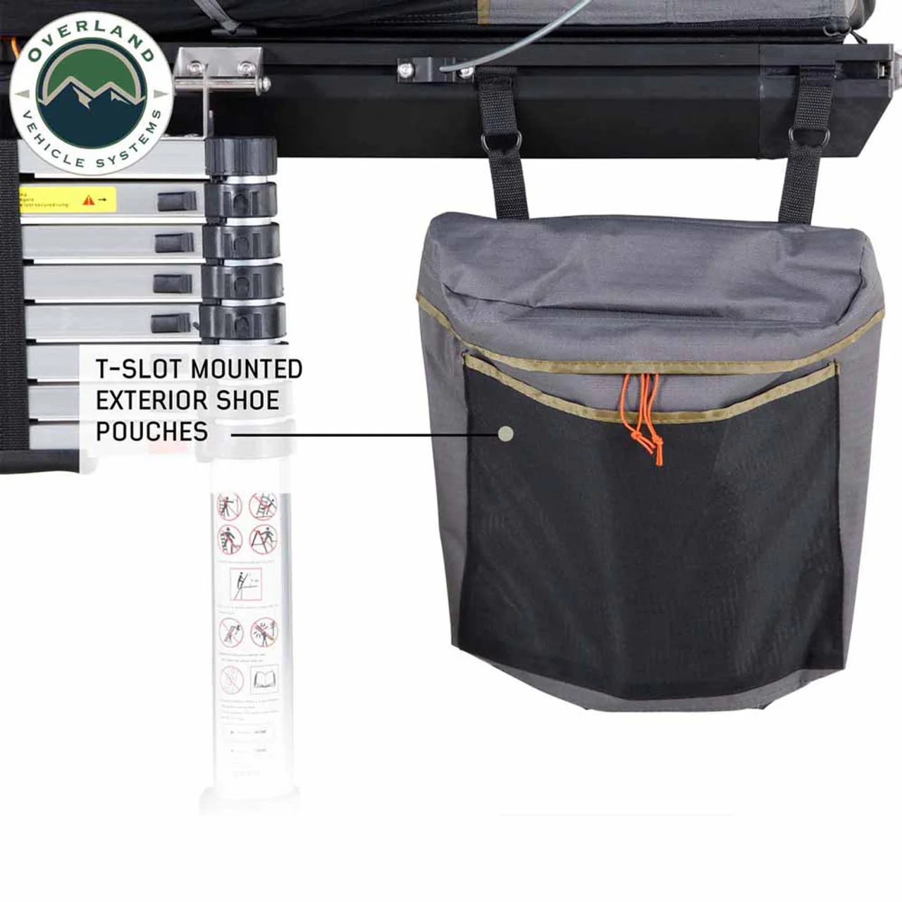 Overland Vehicle Systems HD Mamba Clam Hard Shell Roof Top Tent - Image 8