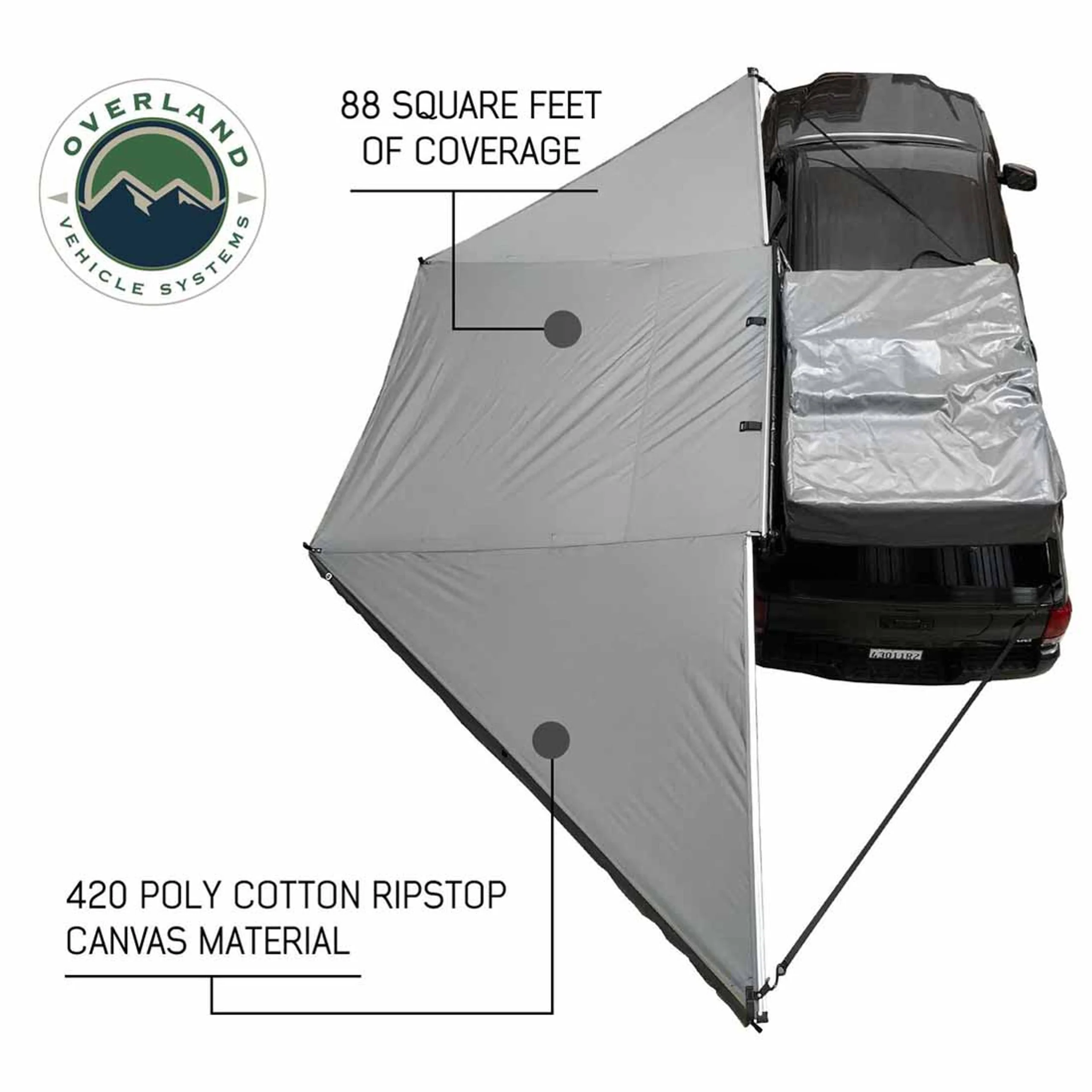 Overland Vehicle Systems HD Nomadic 180 Degree Awning - Image 4