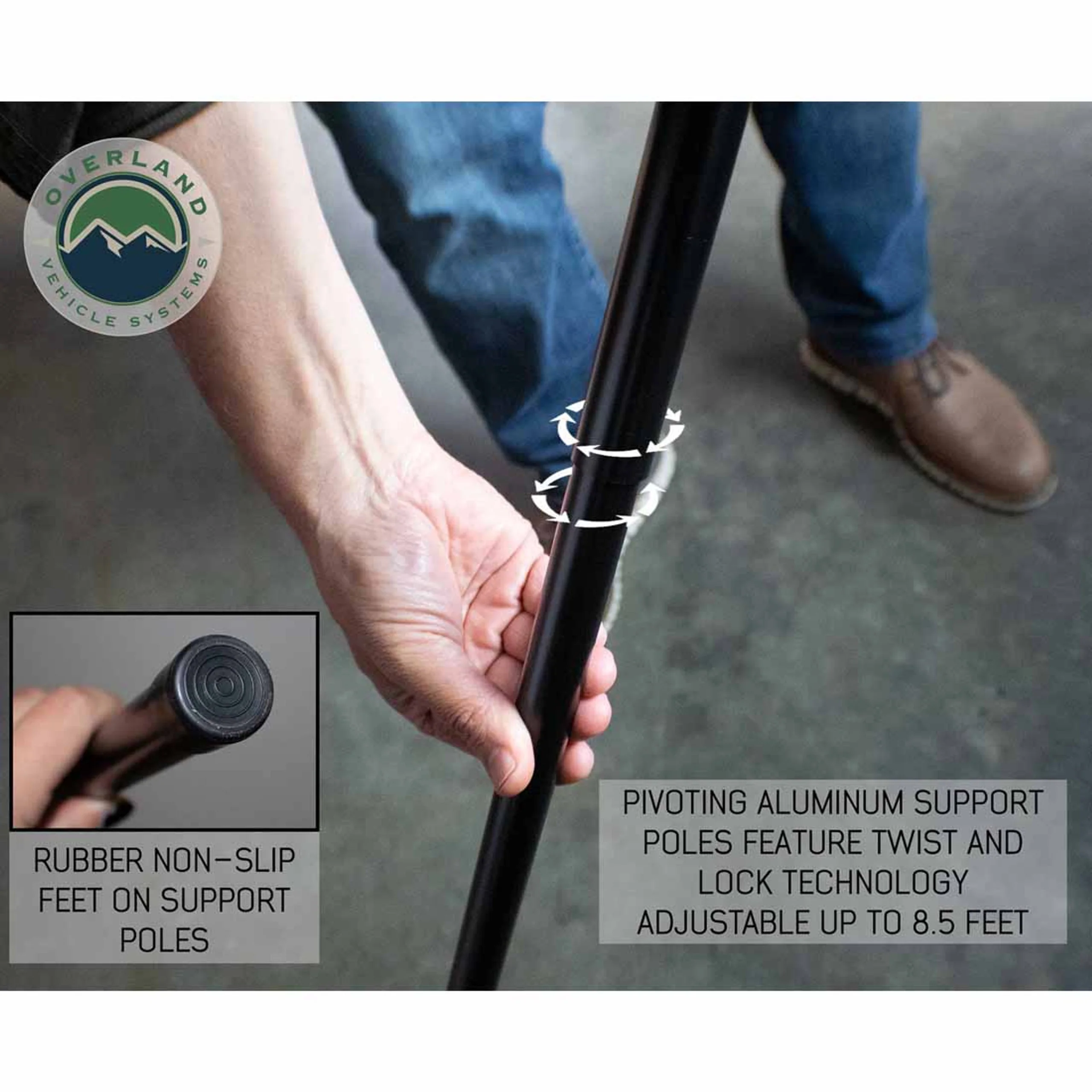 Overland Vehicle Systems HD Nomadic 180 Degree Awning - Image 5