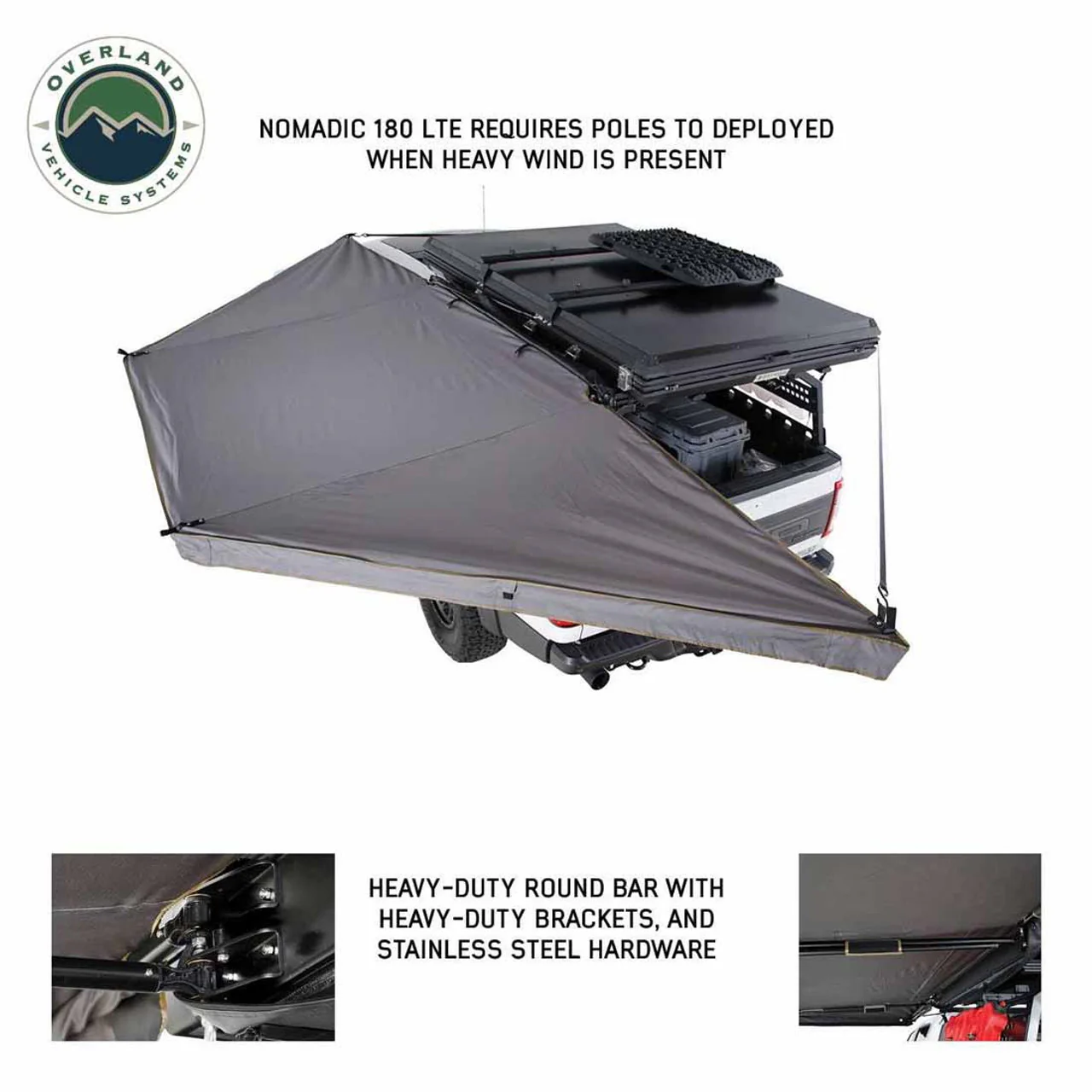 Overland Vehicle Systems HD Nomadic 180 LTE Awning - Image 2