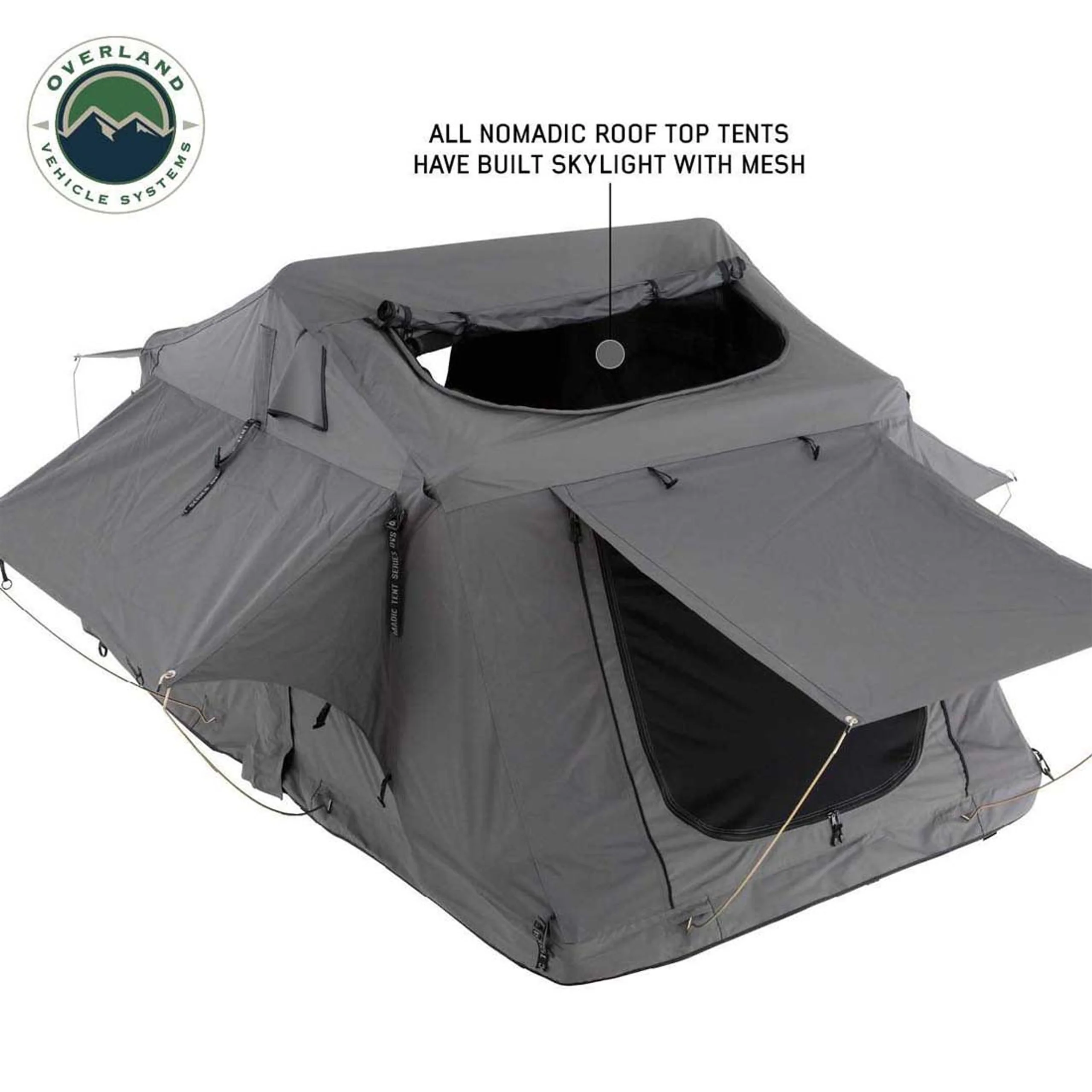 Overland Vehicle Systems HD Nomadic 2 Standard Soft Shell Roof Top Tent - Image 6