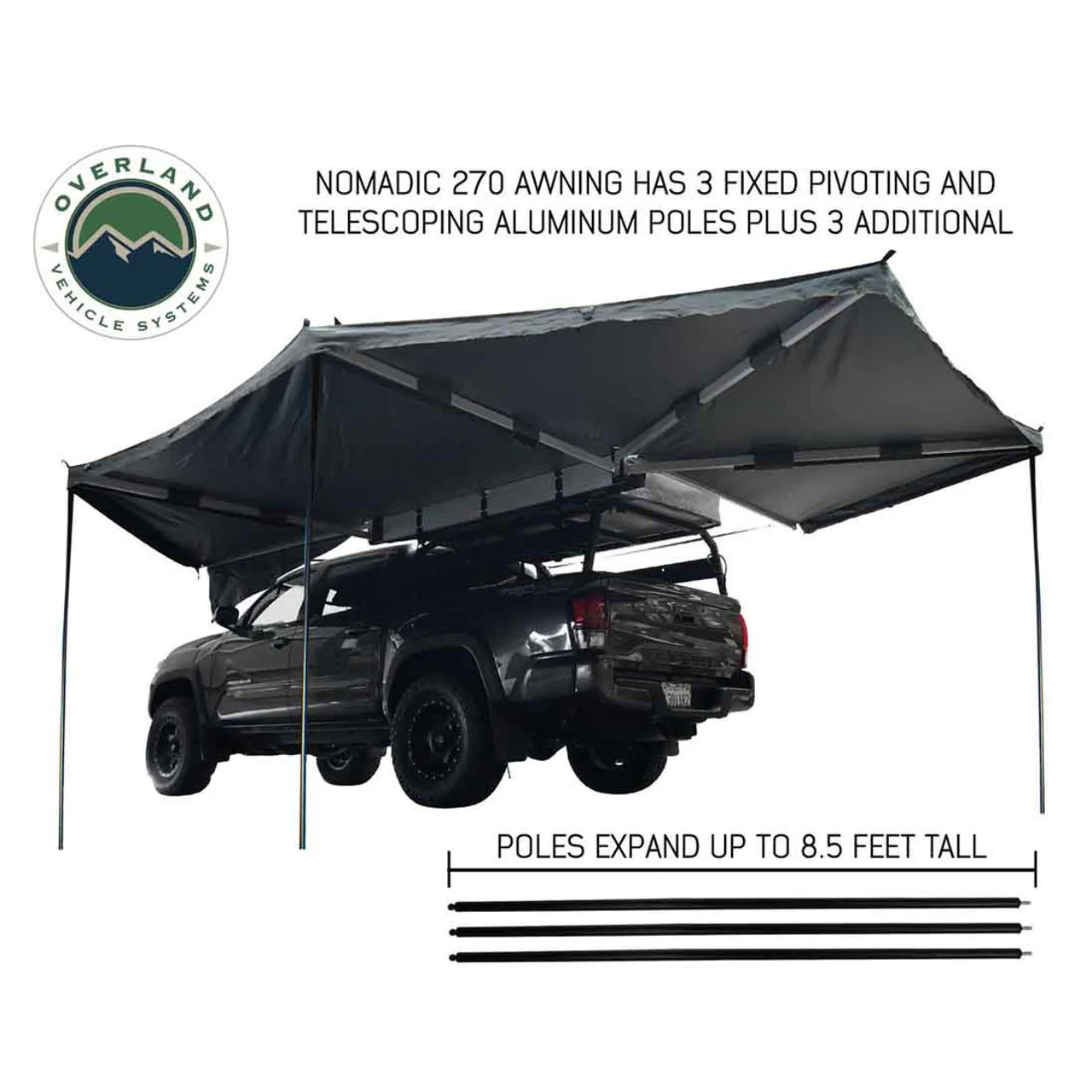 Overland Vehicle Systems HD Nomadic 270 Degree Awning - Image 4