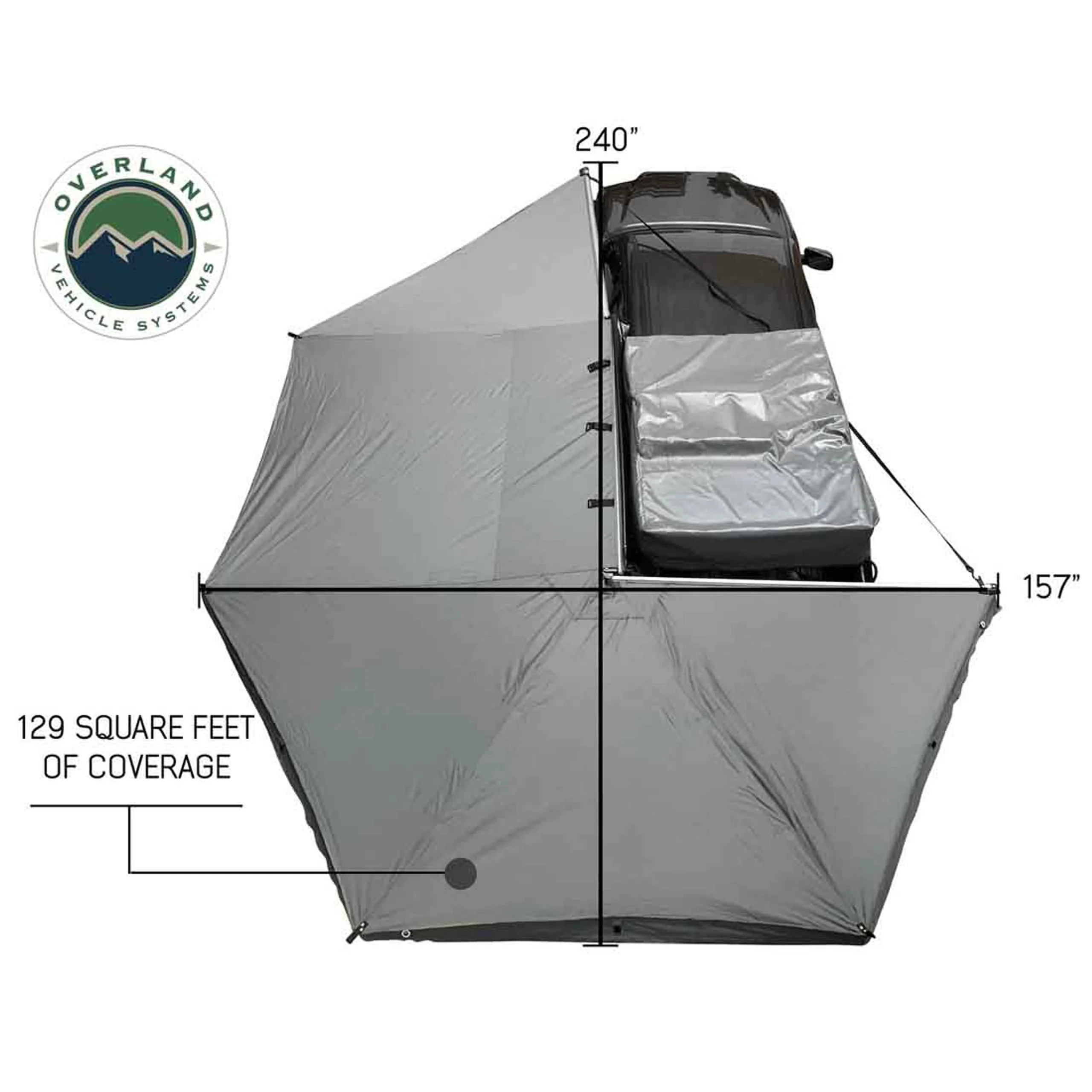 Overland Vehicle Systems HD Nomadic 270 Degree Awning & Wall 1, 2, & 3 - Image 5