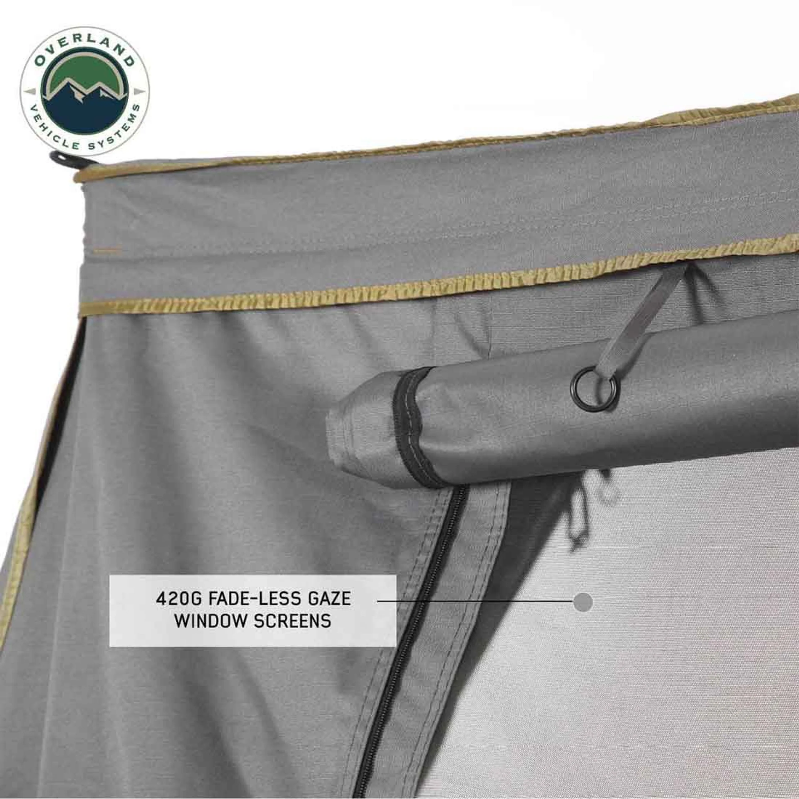 Overland Vehicle Systems HD Nomadic 270 Degree Awning Wall 1 W/Door & Window - Image 6