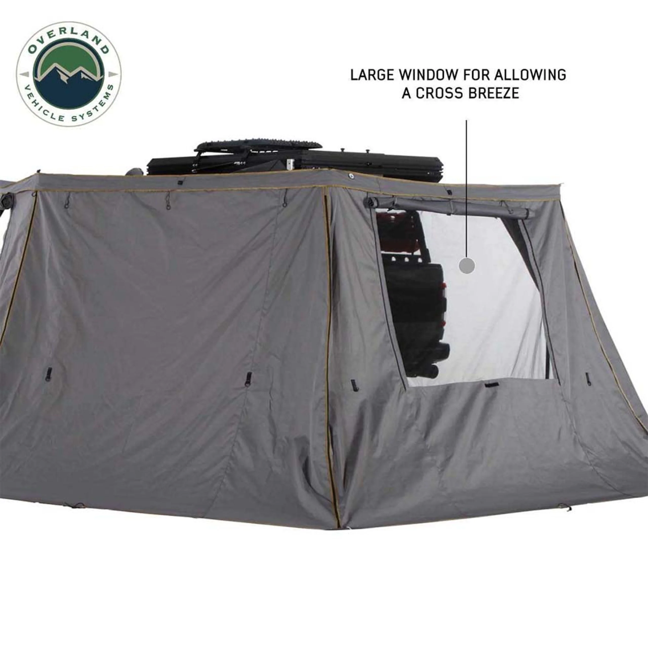 Overland Vehicle Systems HD Nomadic 270 Degree Awning Wall 2 with Window - Image 10