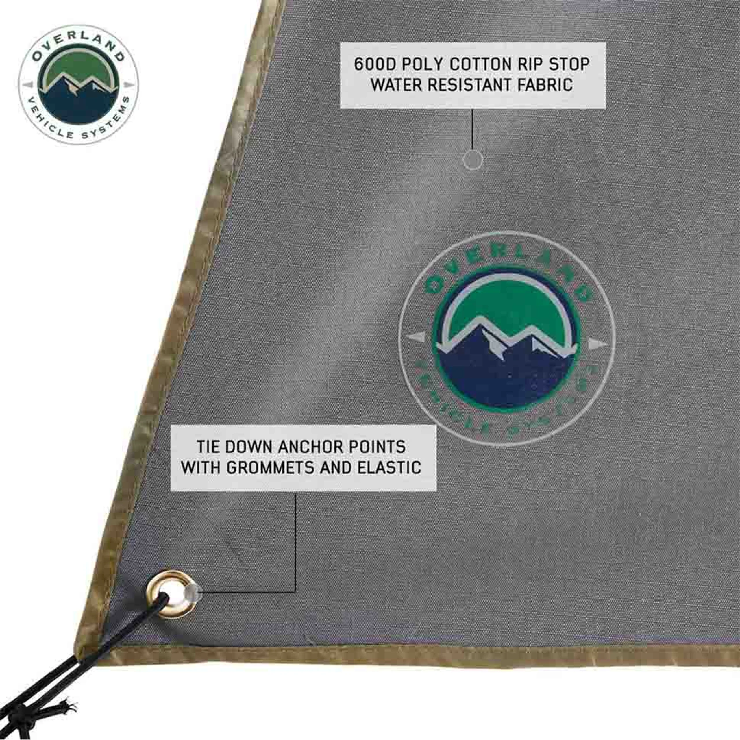 Overland Vehicle Systems HD Nomadic 270 Degree Awning Wall 2 with Window - Image 9