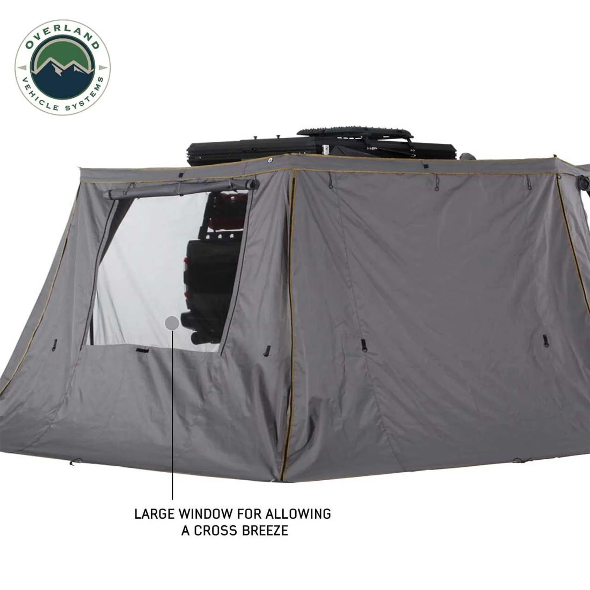 Overland Vehicle Systems HD Nomadic 270 Degree Awning Wall W/Window - Image 2