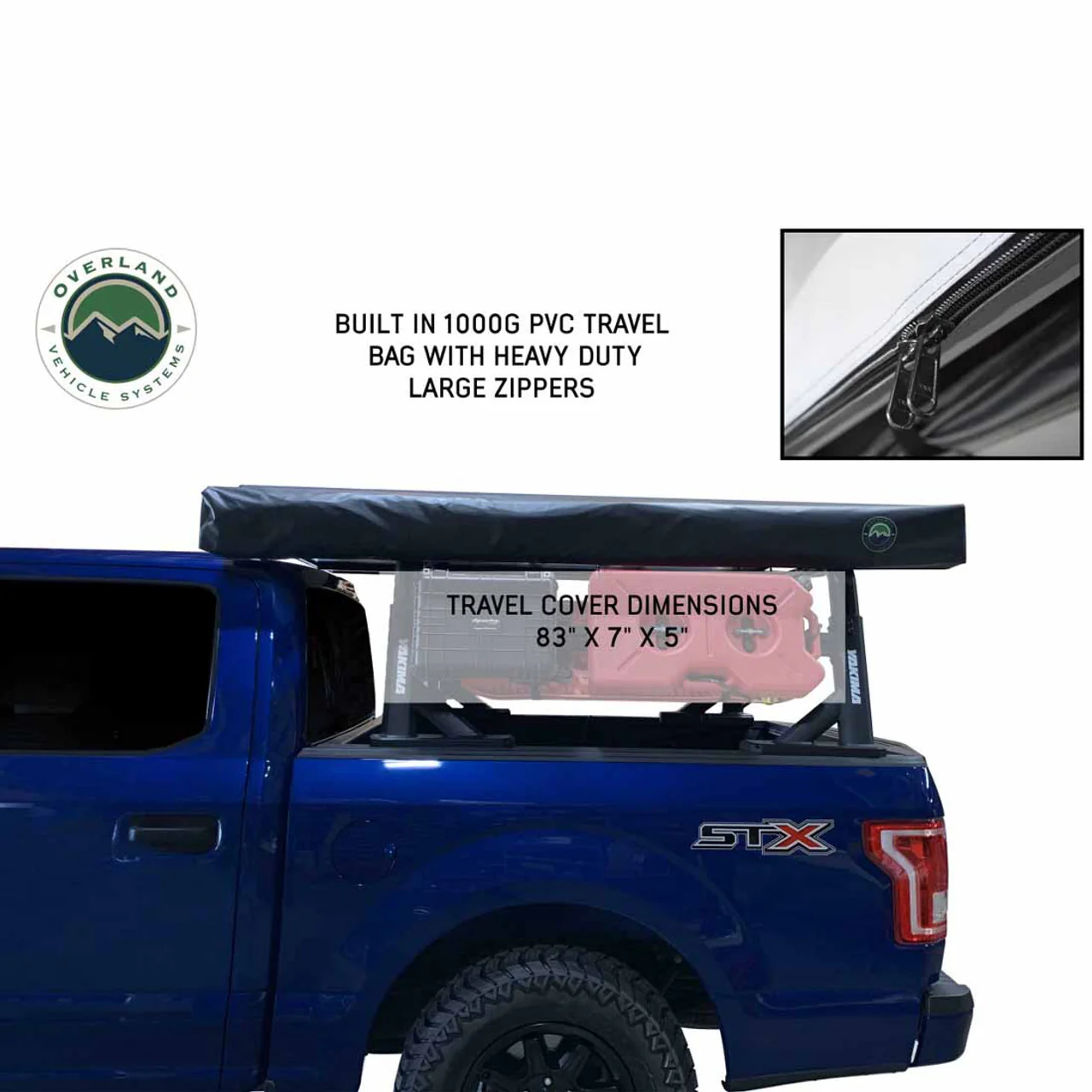 Overland Vehicle Systems HD Nomadic 270 LT Awning - Image 16