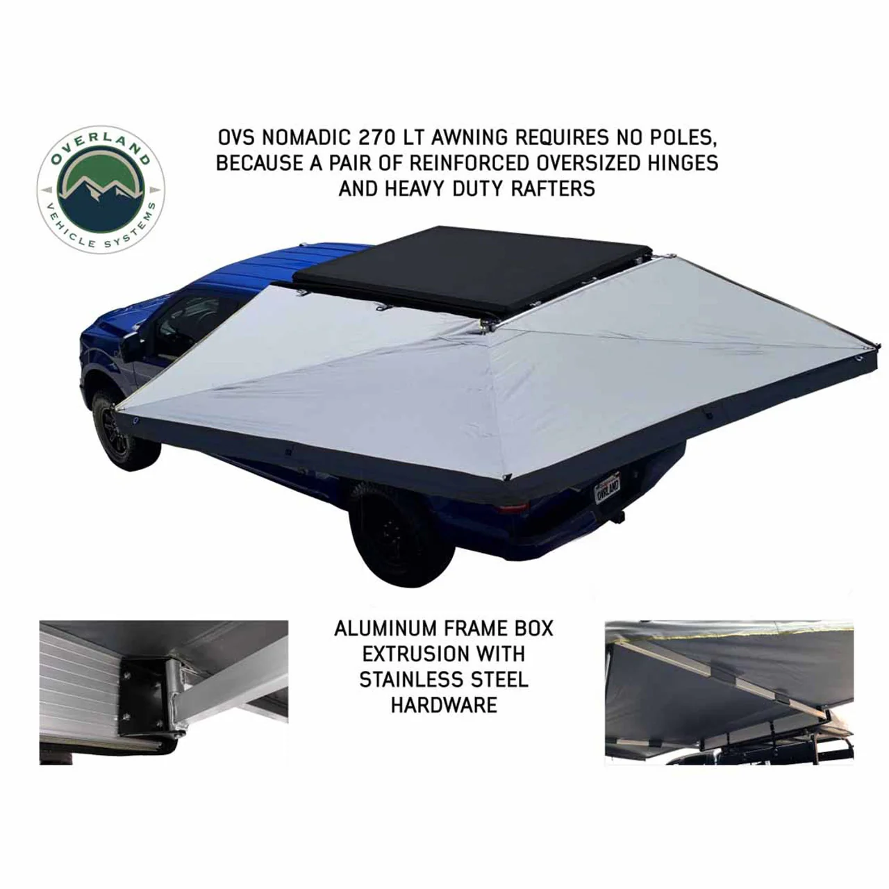 Overland Vehicle Systems HD Nomadic 270 LT Awning - Image 2