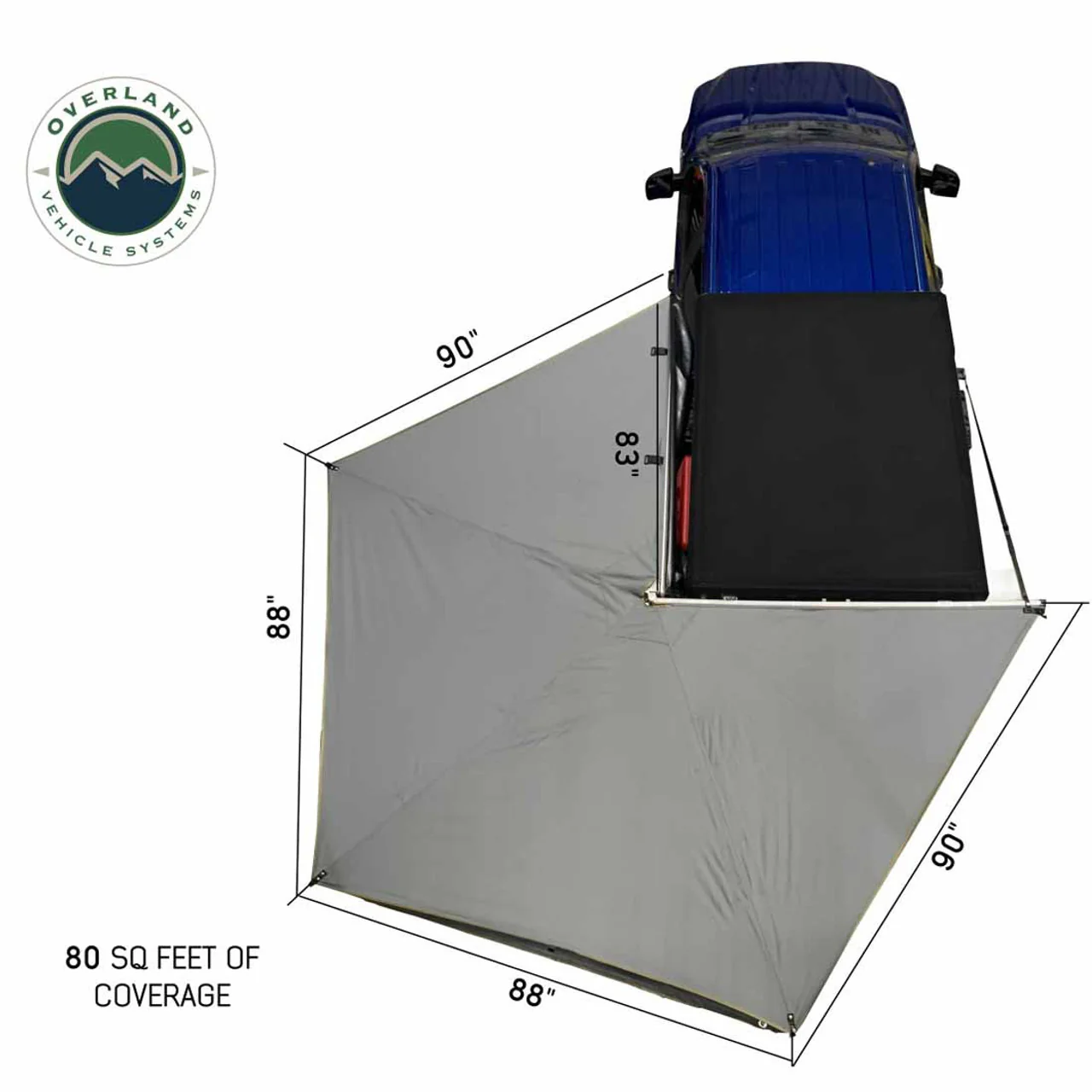 Overland Vehicle Systems HD Nomadic 270 LT Awning - Image 5