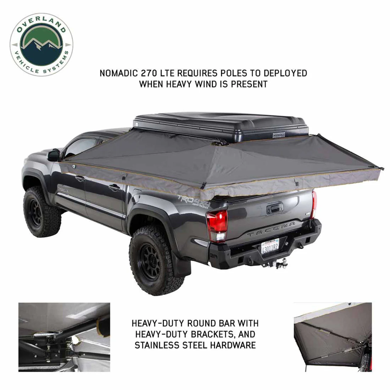 Overland Vehicle Systems HD Nomadic 270 LTE Awning - Image 3