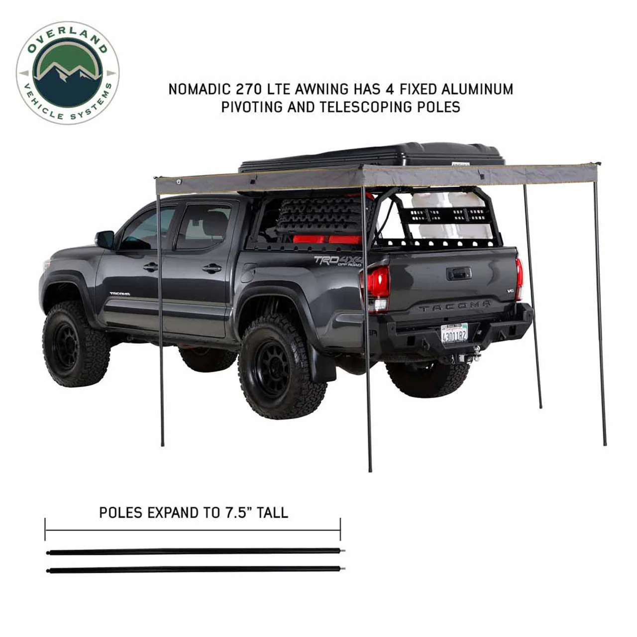 Overland Vehicle Systems HD Nomadic 270 LTE Awning - Image 5