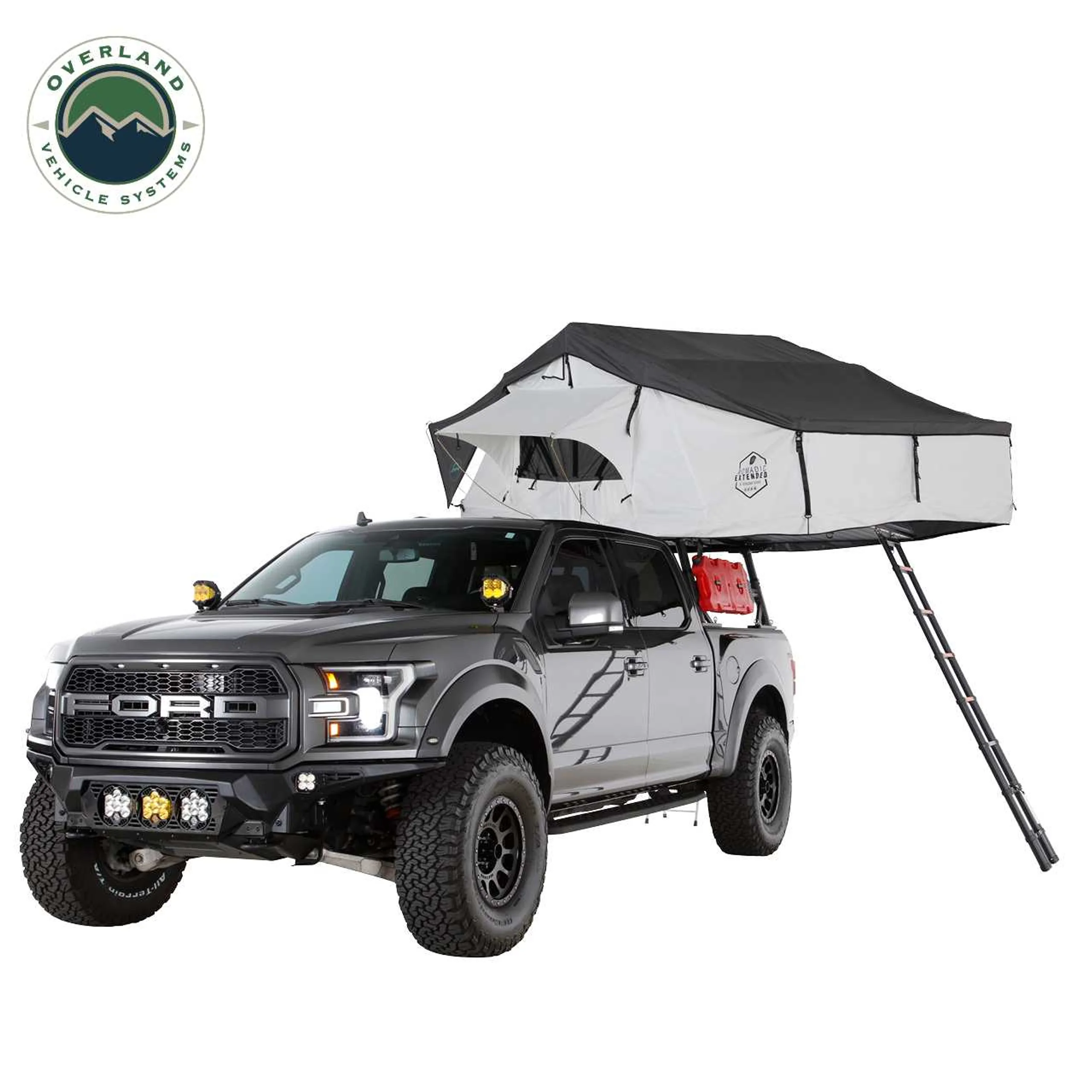 Overland Vehicle Systems HD Nomadic 3 Arctic White Extended Soft Shell Roof Top Tent - Image 13