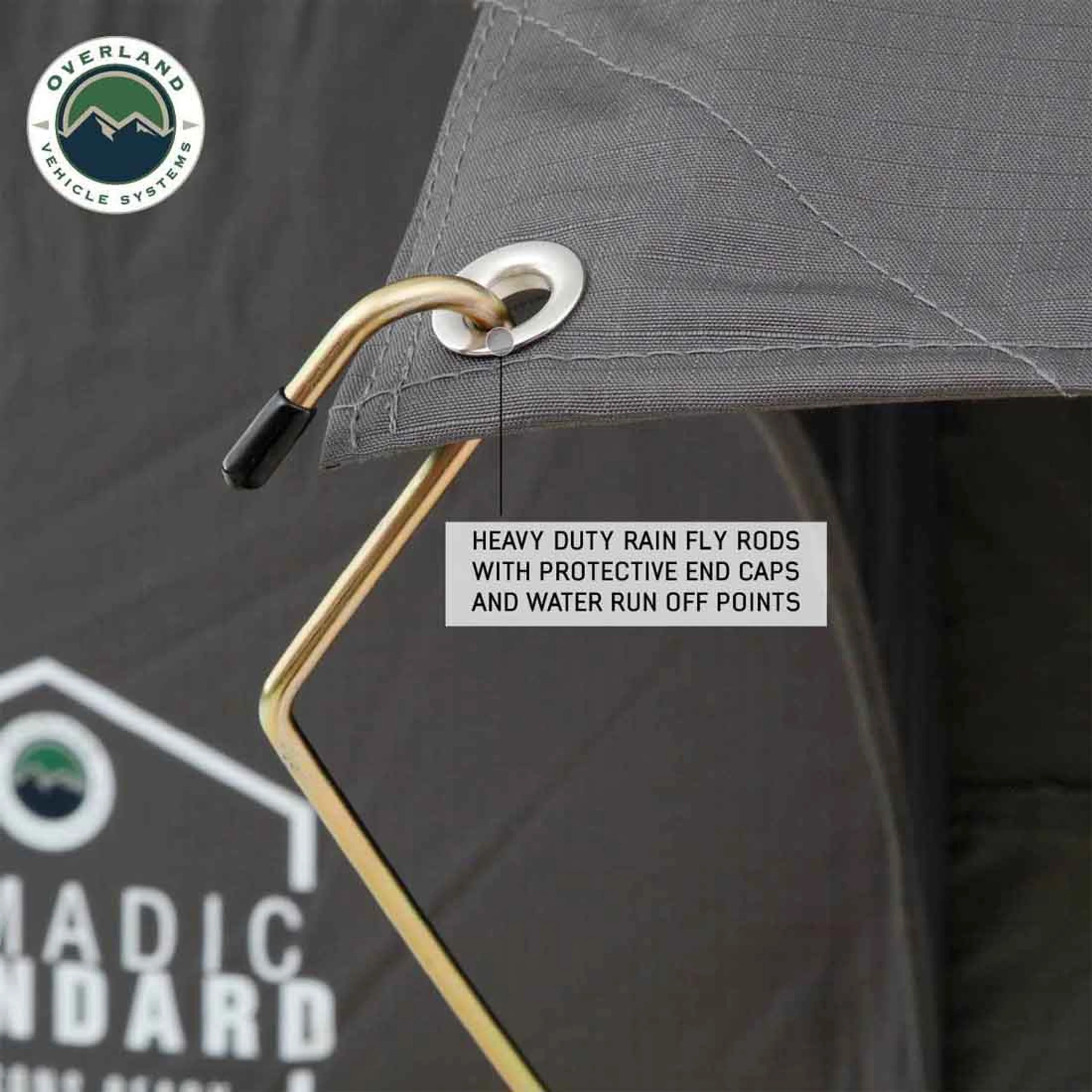 Overland Vehicle Systems HD Nomadic 3 Extended Soft Shell Roof Top Tent - Image 11