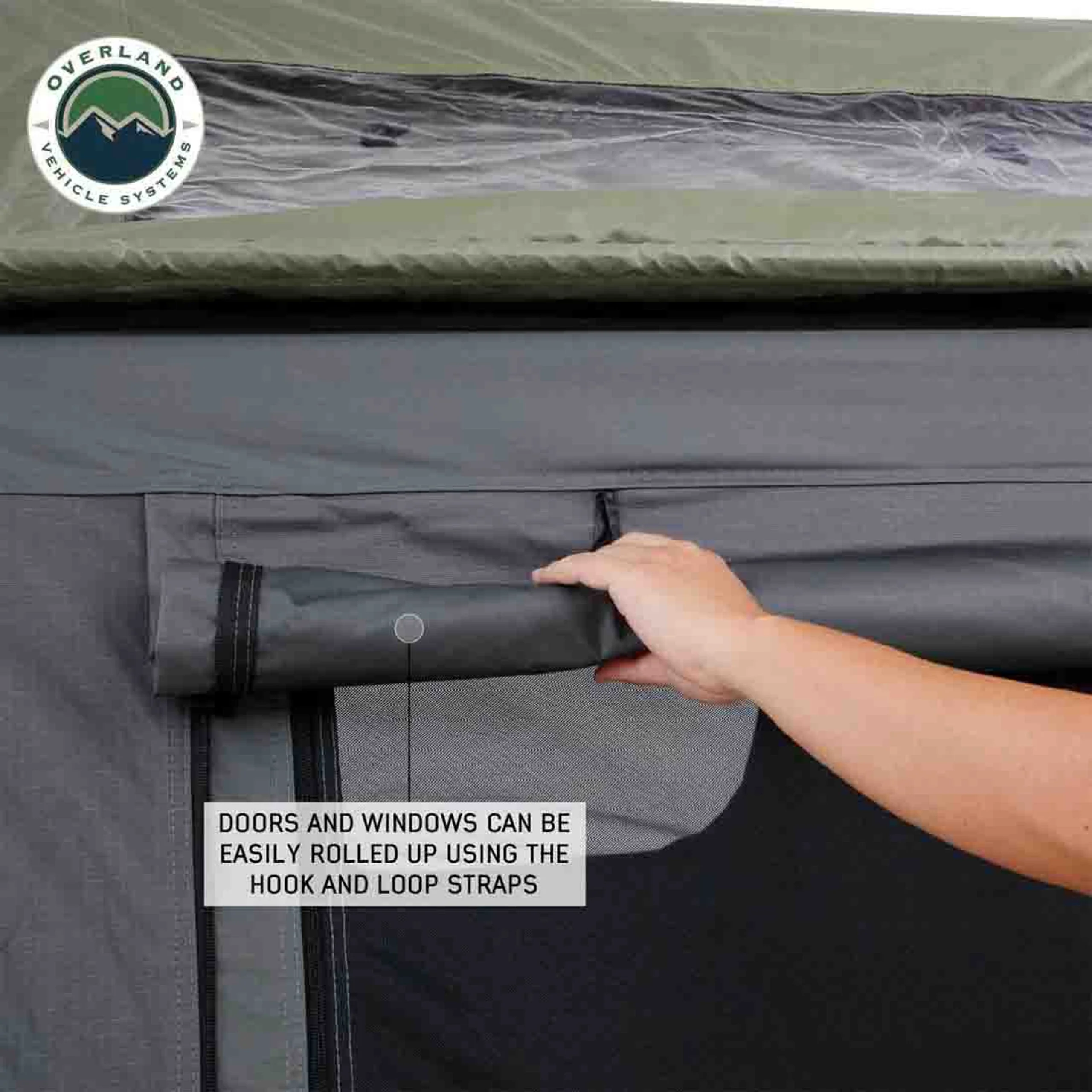Overland Vehicle Systems HD Nomadic 3 Extended Soft Shell Roof Top Tent - Image 12