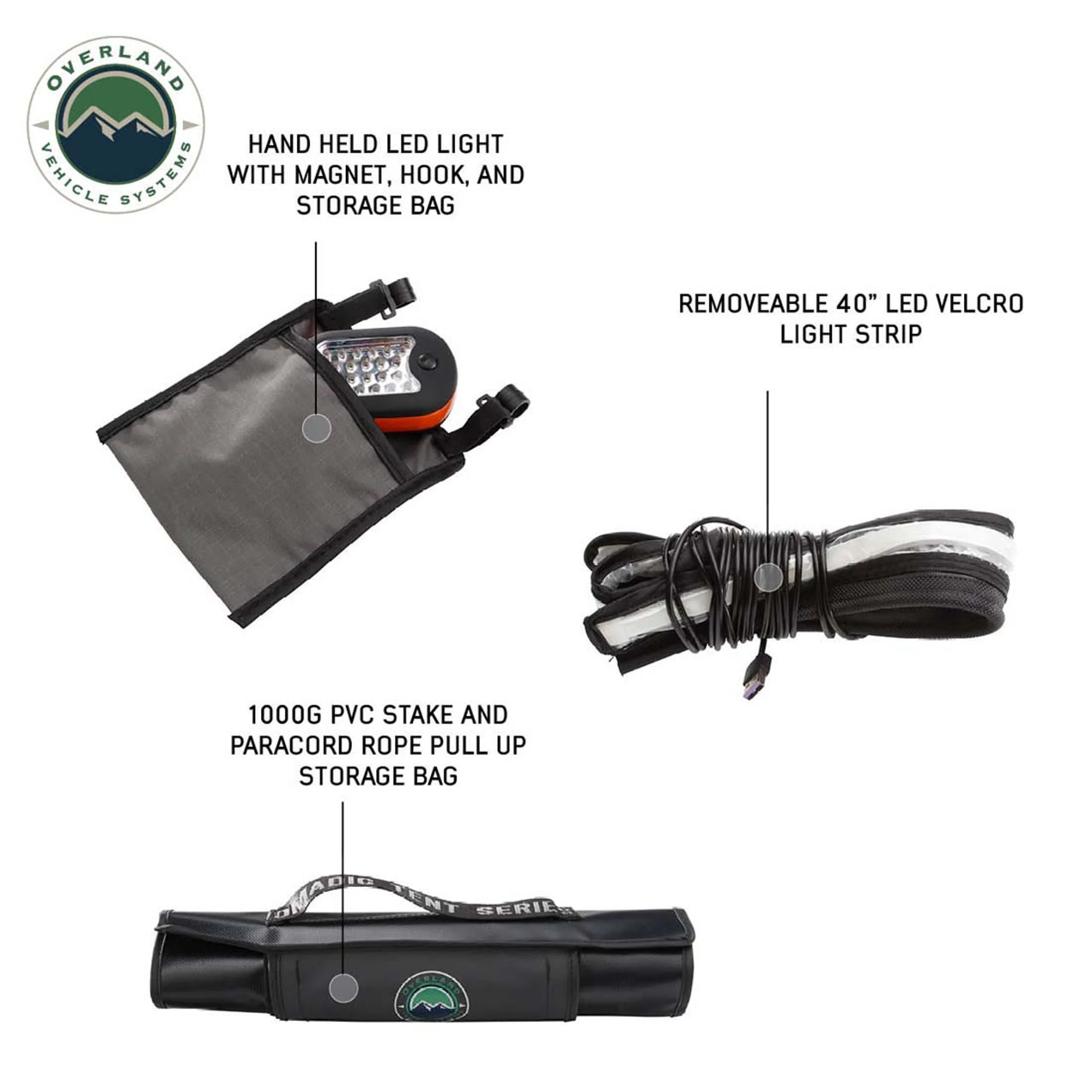 Overland Vehicle Systems HD Nomadic 3 Extended Soft Shell Roof Top Tent - Image 9