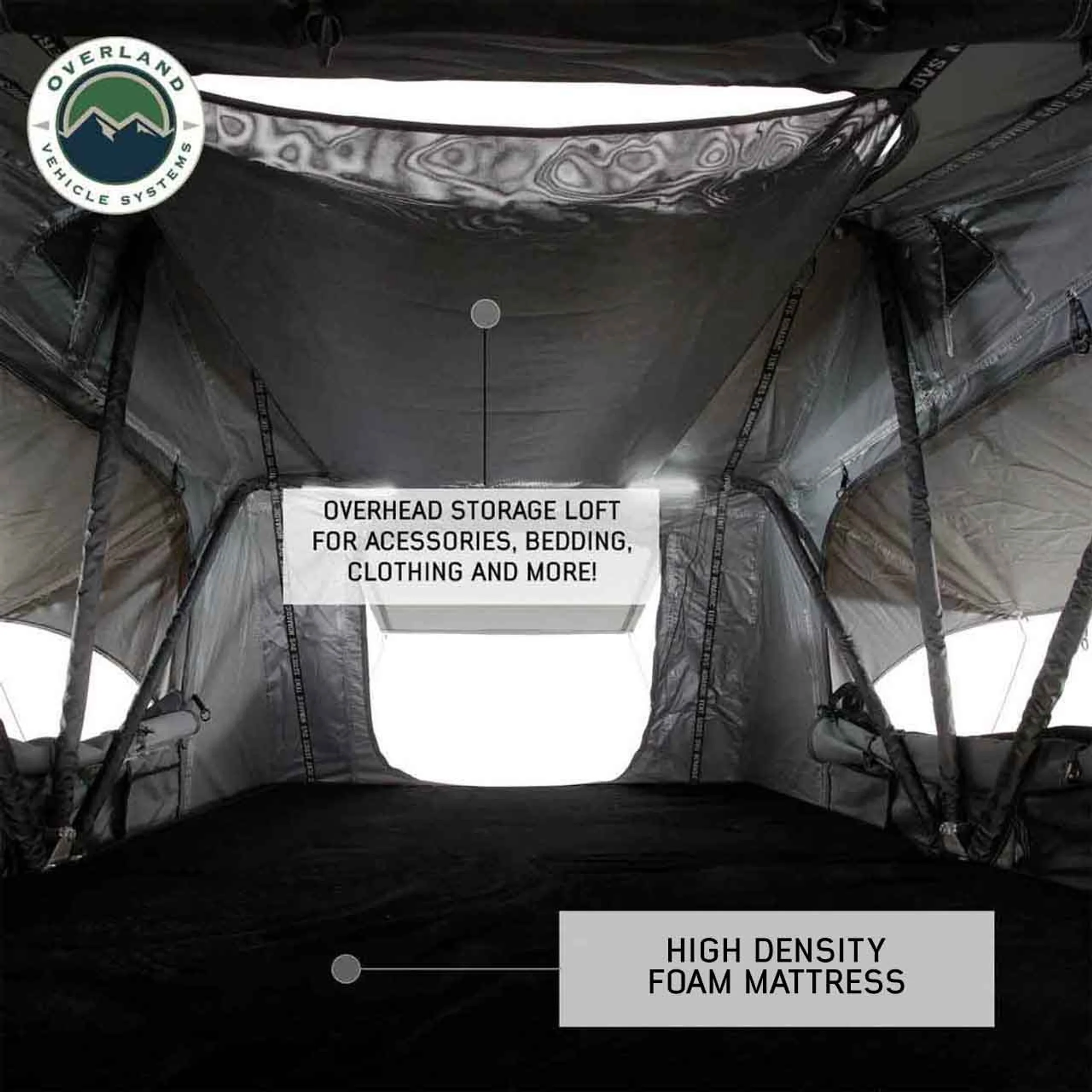 Overland Vehicle Systems HD Nomadic 3 Standard Soft Shell Roof Top Tent - Image 11