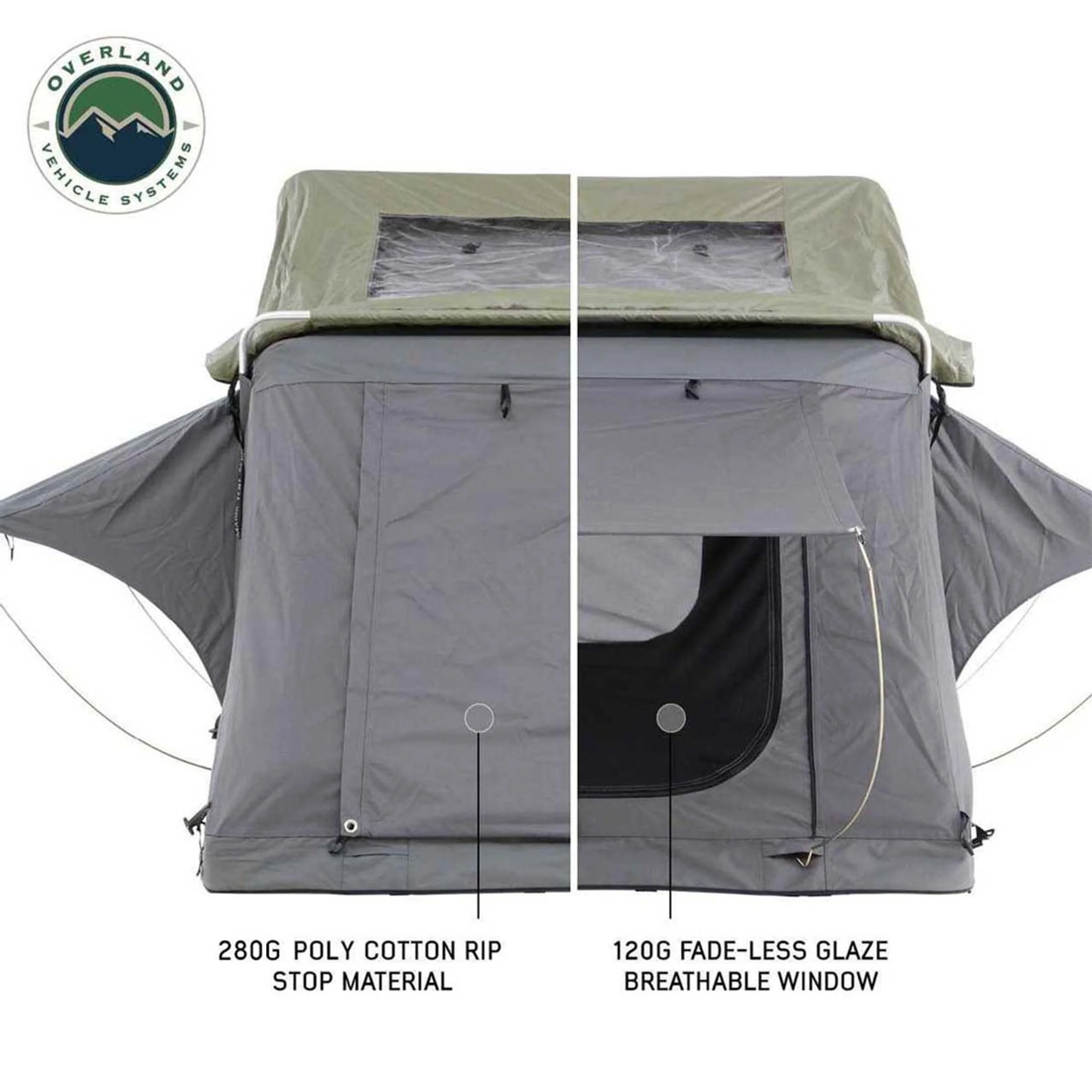 Overland Vehicle Systems HD Nomadic 3 Standard Soft Shell Roof Top Tent - Image 7
