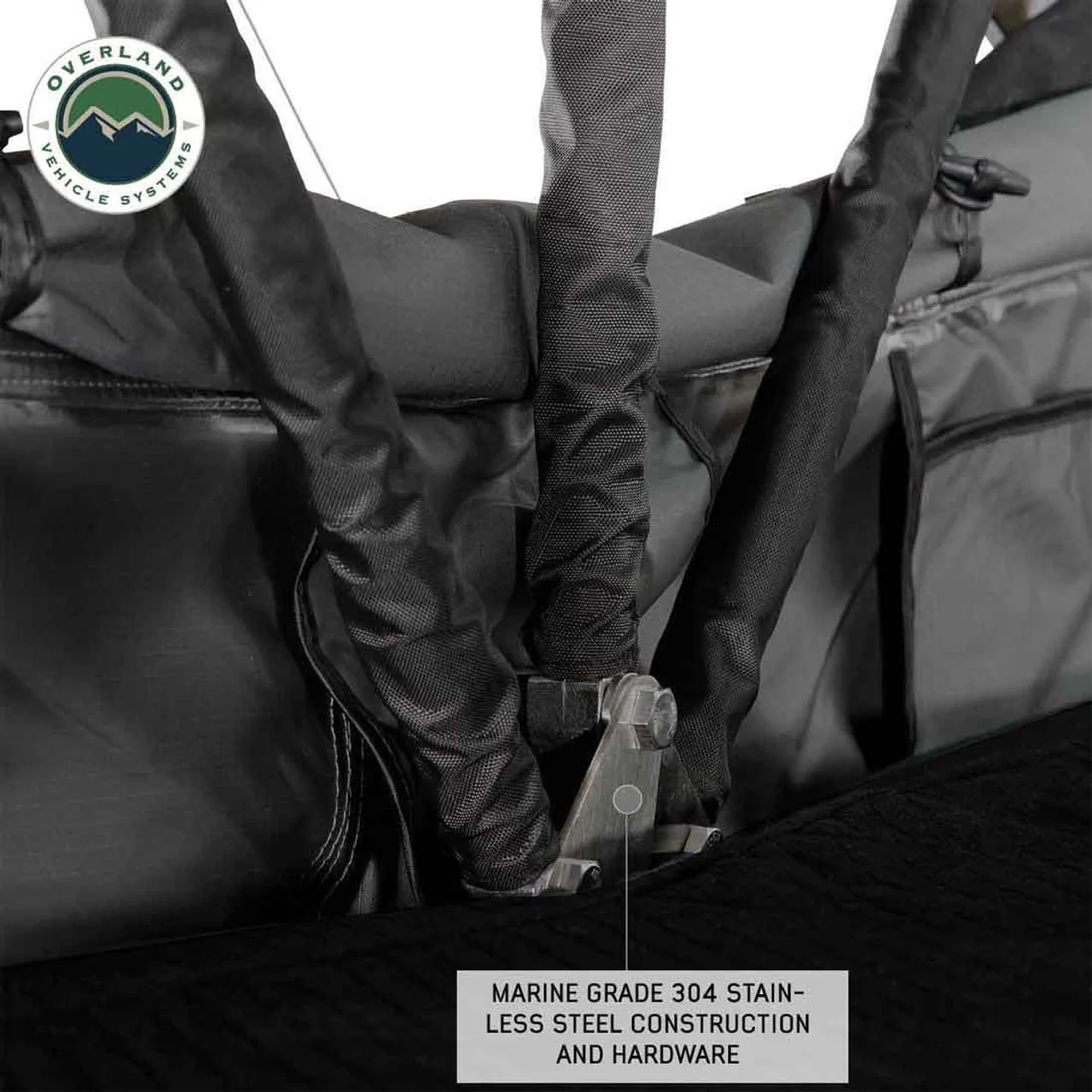 Overland Vehicle Systems HD Nomadic 4 Extended Soft Shell Roof Top Tent - Image 16