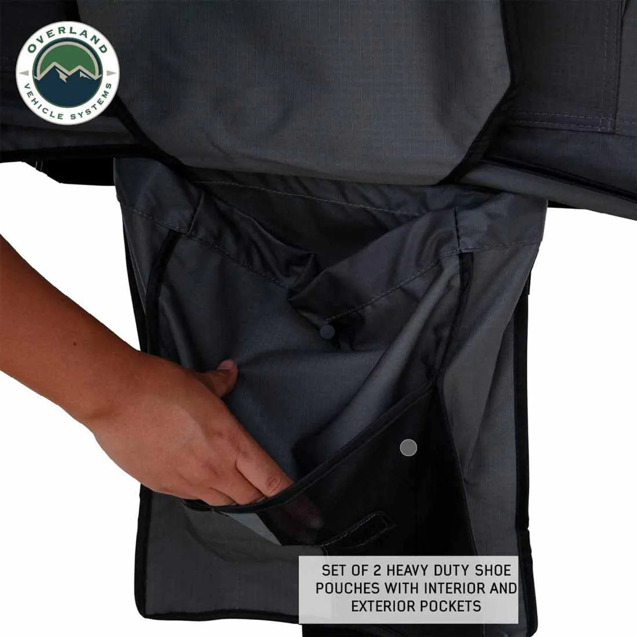 Overland Vehicle Systems HD Nomadic 4 Extended Soft Shell Roof Top Tent - Image 6