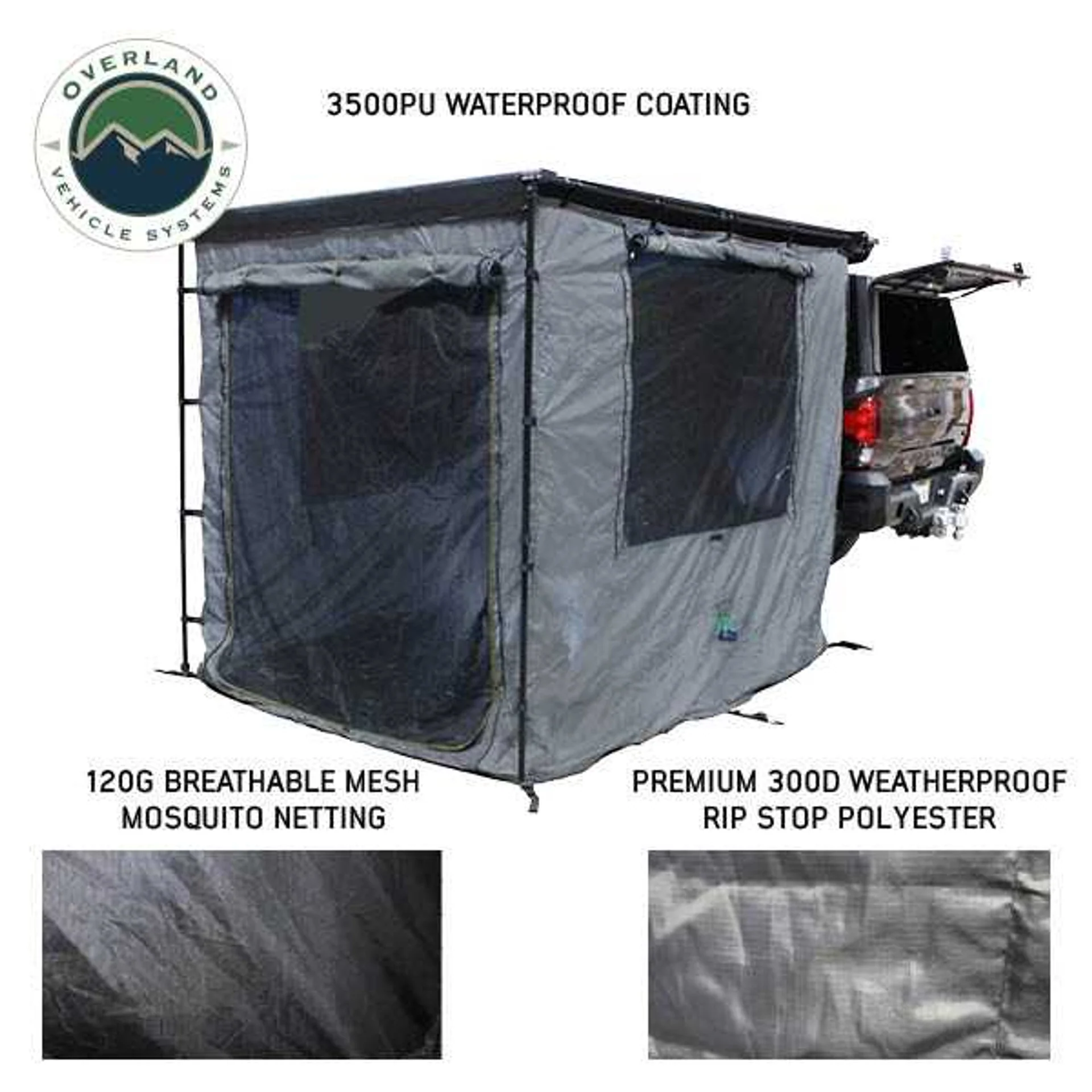 Overland Vehicle Systems HD Nomadic Awning Room Enclosure - Image 2