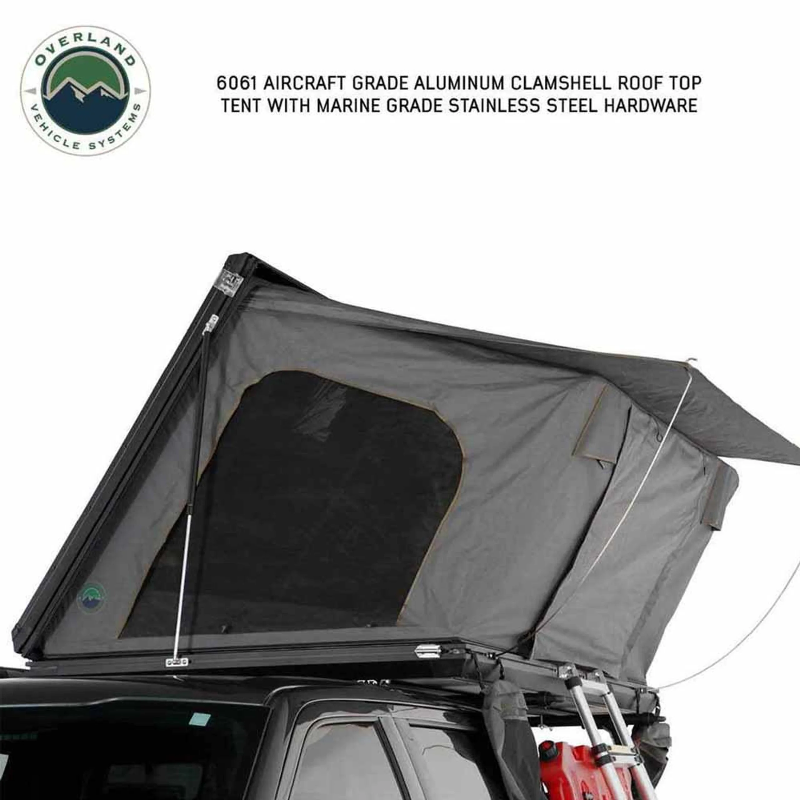 Overland Vehicle Systems HD Sidewinder Side Load Aluminum Hard Shell Roof Top Tent - Image 13