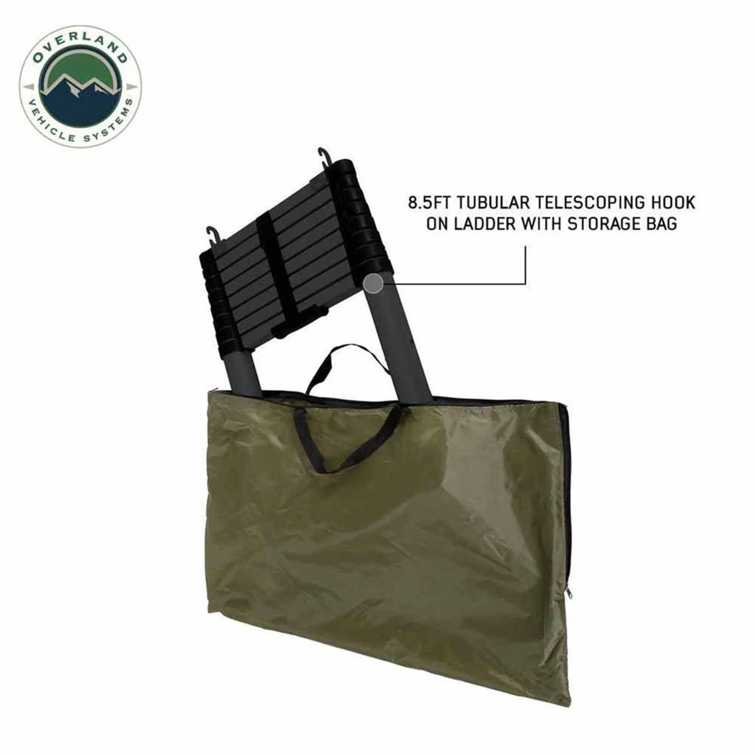 Overland Vehicle Systems HD Sidewinder Side Load Aluminum Hard Shell Roof Top Tent - Image 16