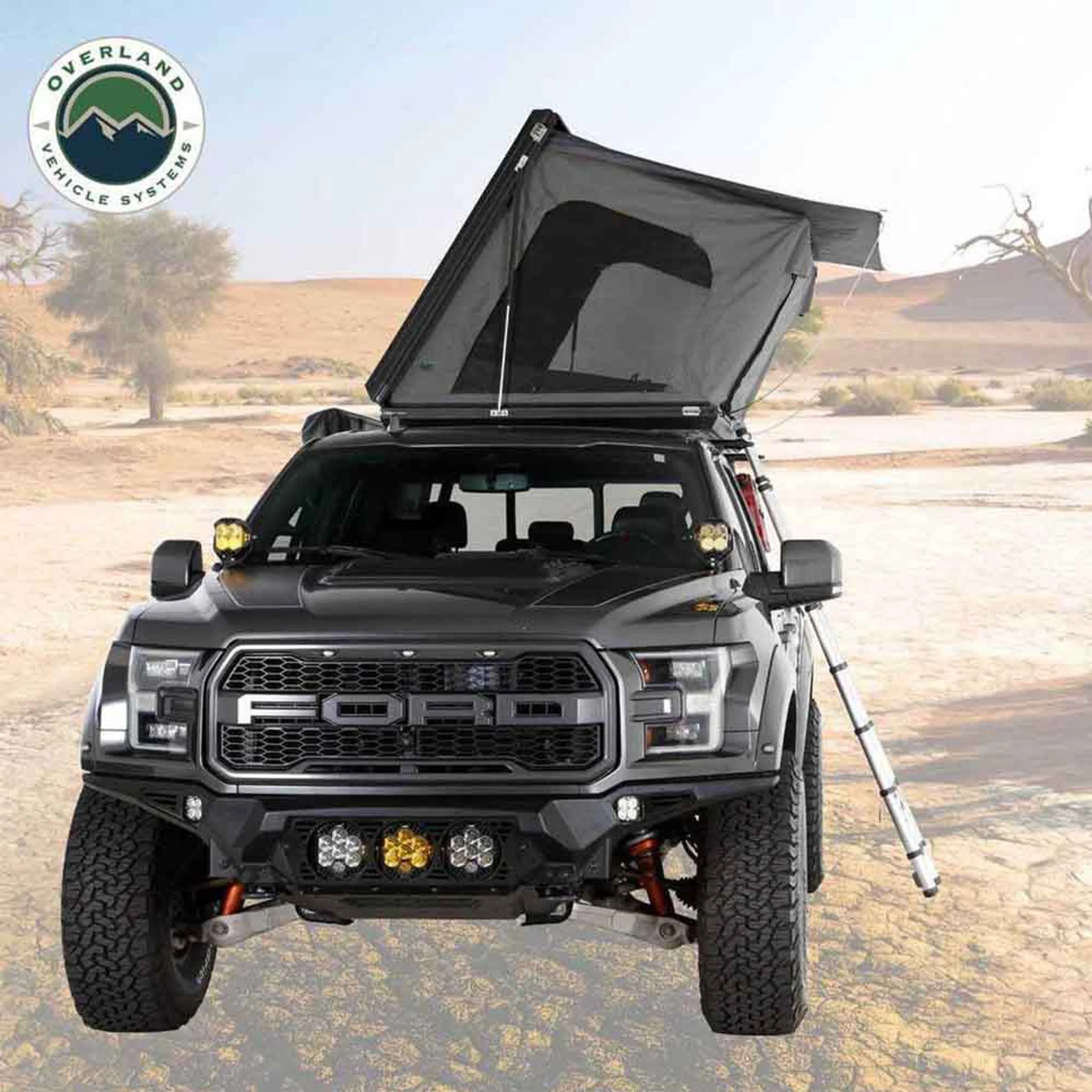Overland Vehicle Systems HD Sidewinder Side Load Aluminum Hard Shell Roof Top Tent - Image 18