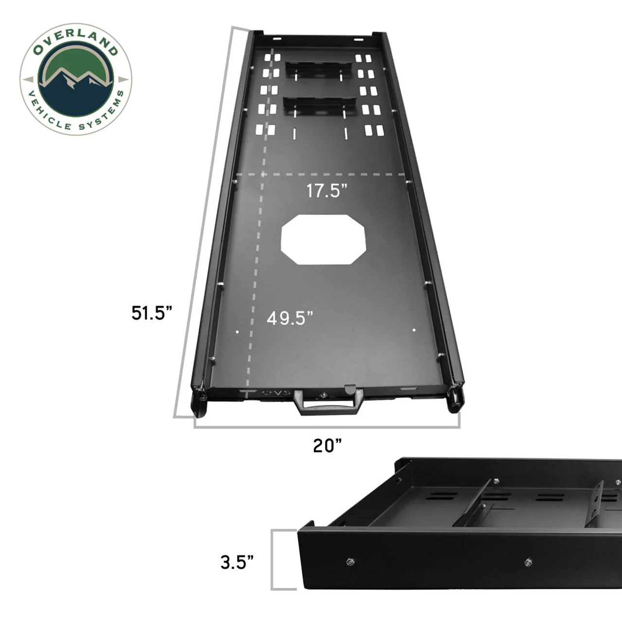 Overland Vehicle Systems Heavy Duty Fridge Slide - Image 4