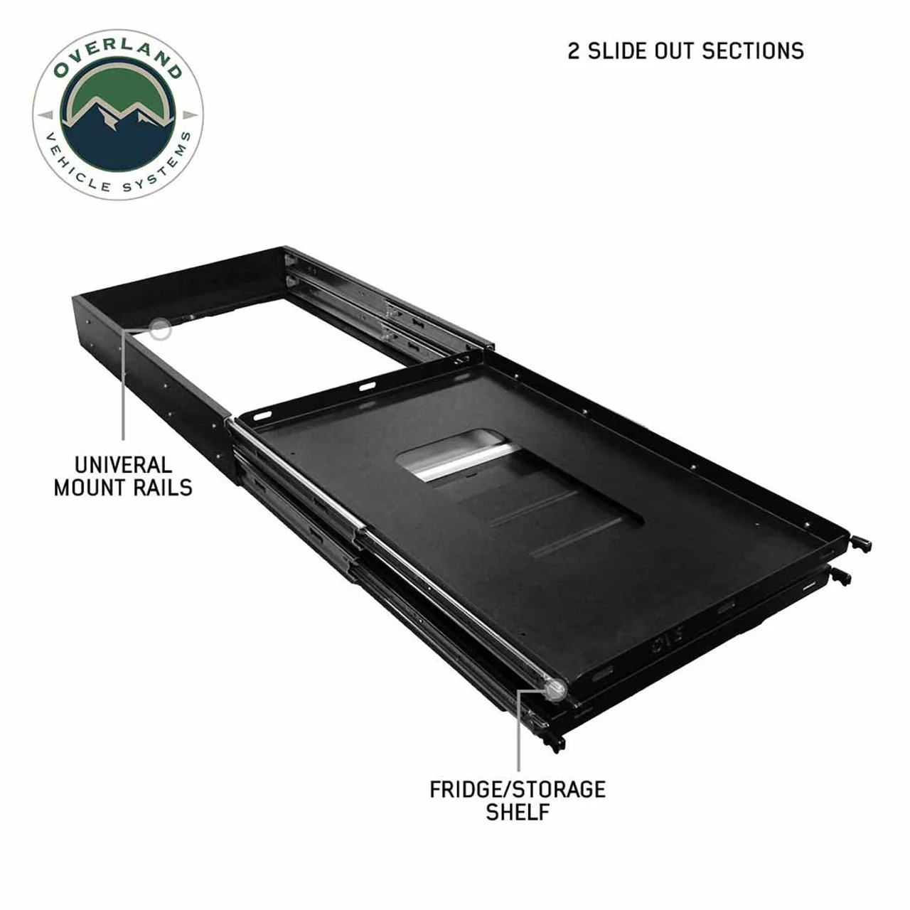 Overland Vehicle Systems Large Refrigerator Tray And Sink Slide - Image 7